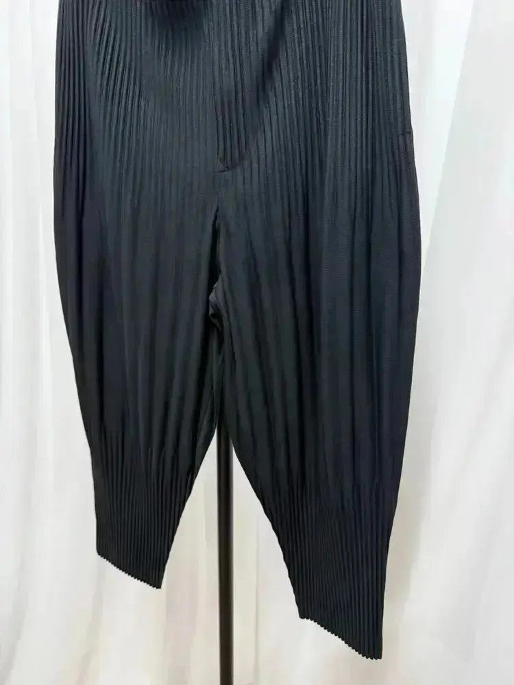 Homme Plisse Issey Miyake Sz 3 Issey Miyake Pleats Please Cropped Pants-2507 Size US 32 / EU 48 - 5 Thumbnail