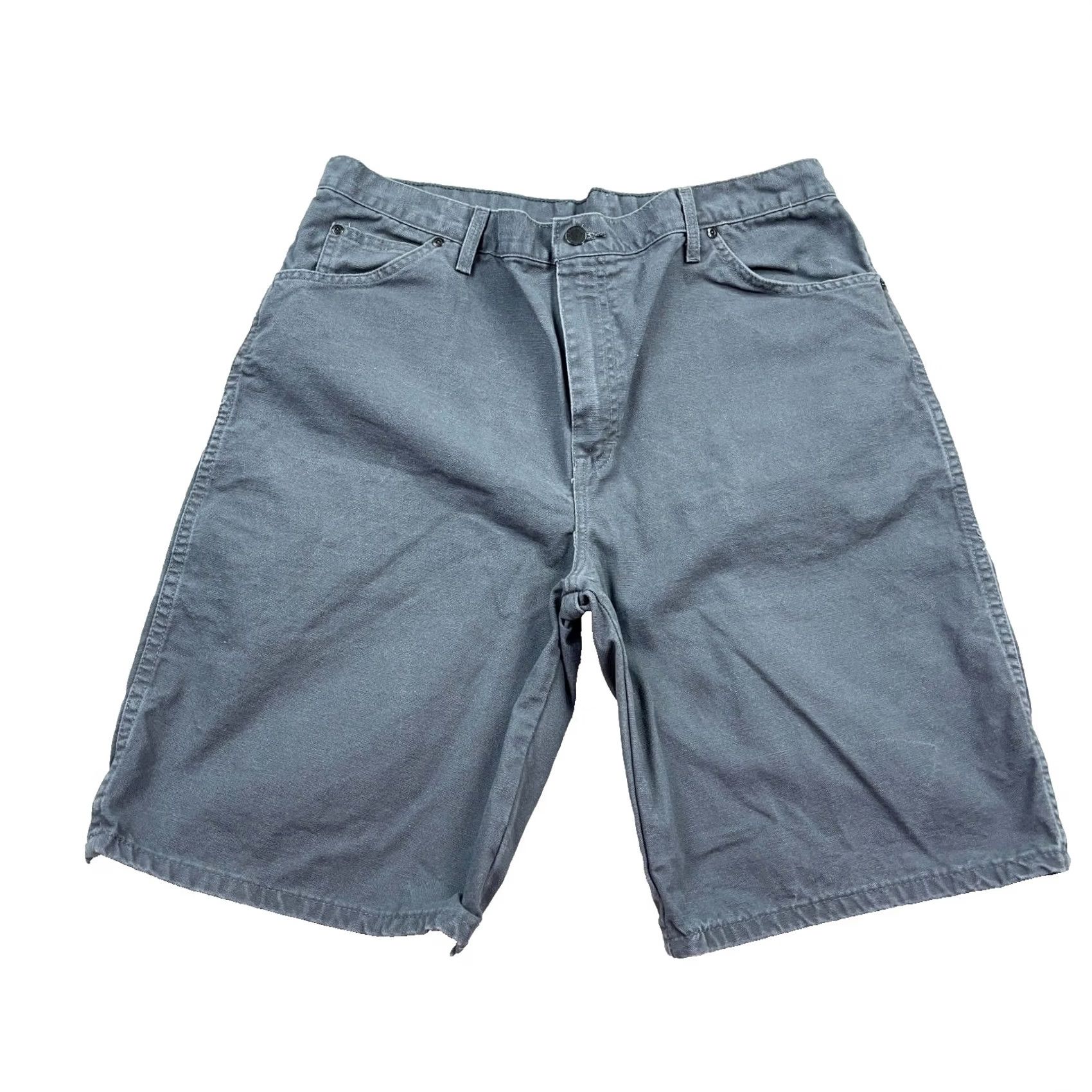 Dickies Dickies Carpenter Shorts Men 36 Gray Canvas Work Bermuda 5-Pocket Relaxed Rise High 11in Regular Size 36 Gray Dickies Mens Vintage No N/A Size US 36 / EU 52 - 2 Thumbnail