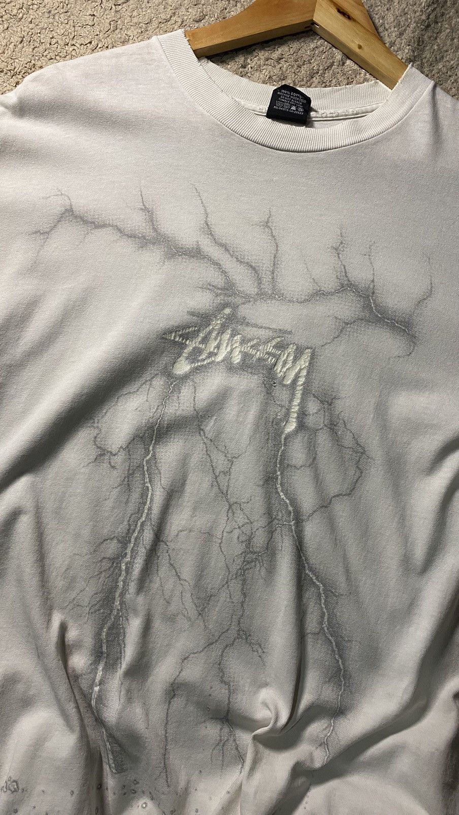 Stussy × Vintage Stussy Lightning Size US L / EU 52-54 / 3 - 4 Thumbnail