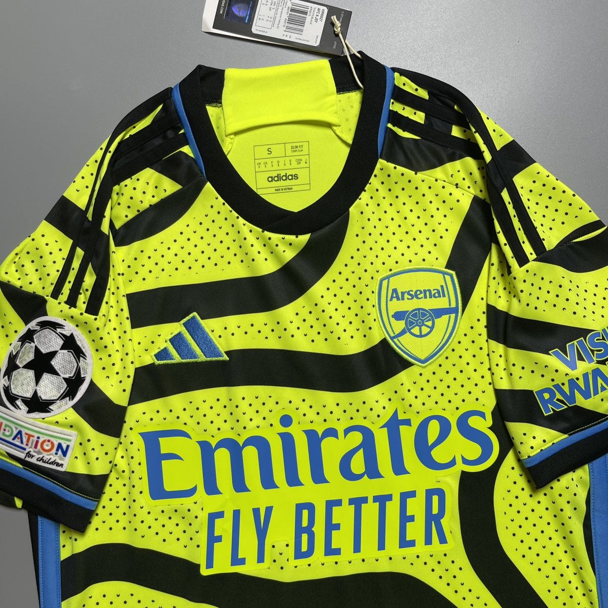 Adidas × Vintage NWT ARSENAL ADIDAS 2023/2024 SOCCER AWAY JERSEY #8 ODEGAARD Size US S / EU 44-46 / 1 - 4 Thumbnail