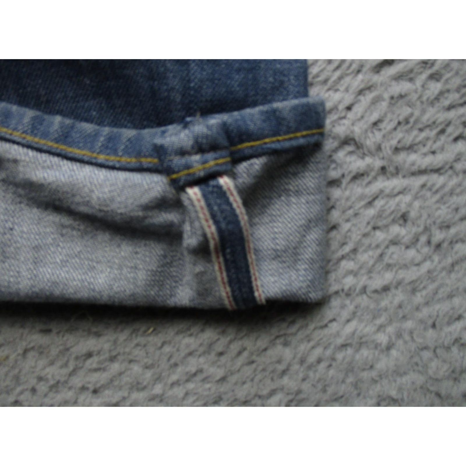 3x1 3x1 Jeans Mens 38 Blue Selvedge Denim Straight Leg Made In USA NYC Relaxed Fit Mens Jeans Blue Light Wash Straight Leg 38 Size US 38 / EU 54 - 2 Thumbnail