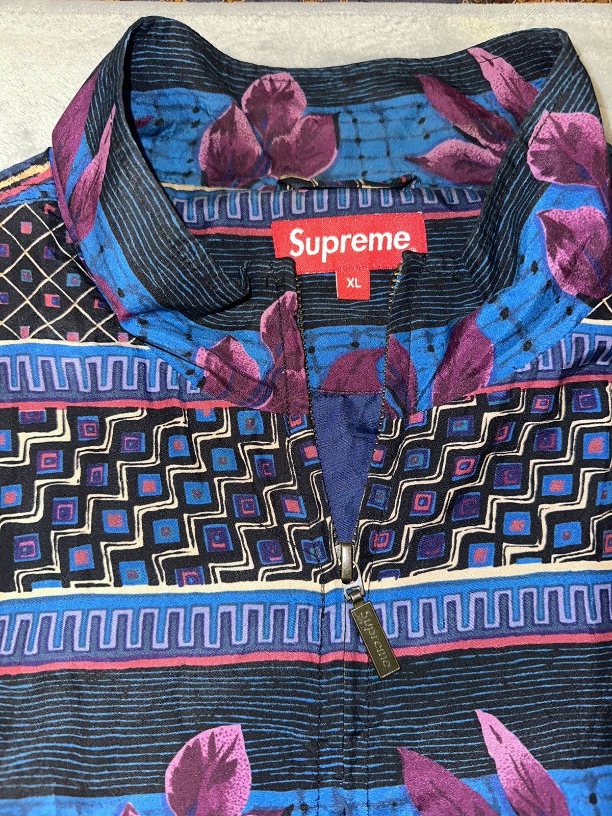 Supreme Supreme FW15 Silk Bomber Jacket Size US XL / EU 56 / 4 - 4 Thumbnail