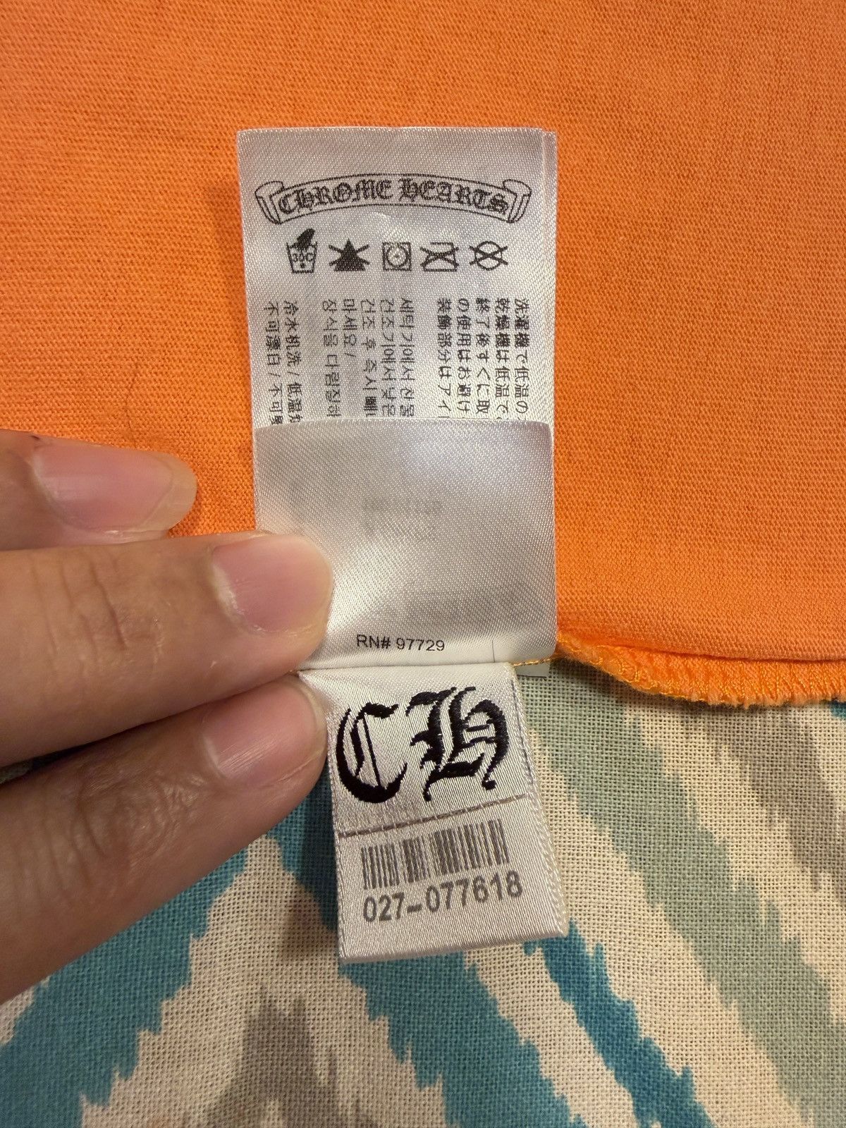Chrome Hearts Chrome hearts x Mattyboy orange link & build t-shirt!! Size US XL / EU 56 / 4 - 13 Thumbnail