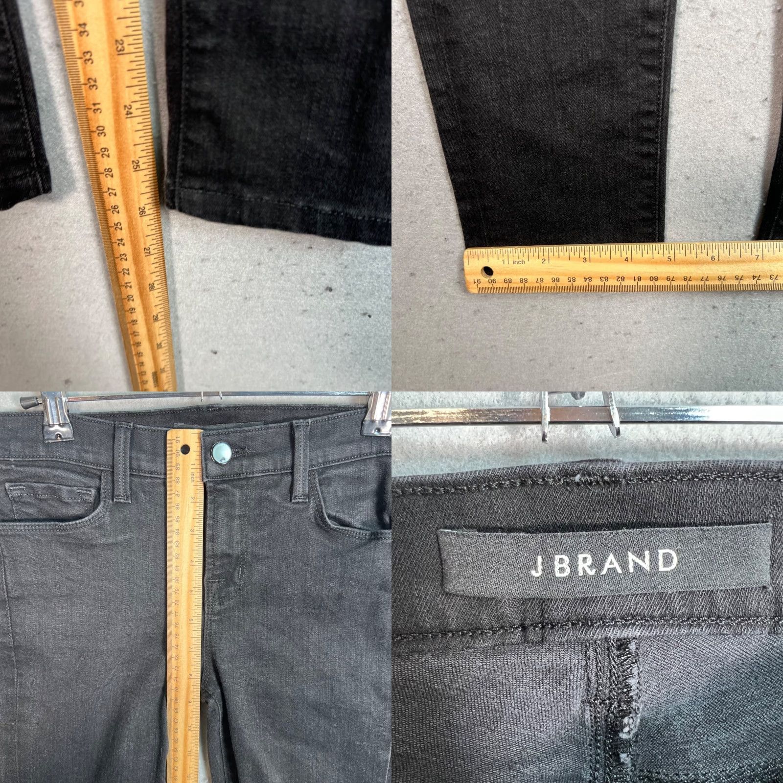 J Brand J Brand Vanity Jeans Skinny Womens Size 26 Black Denim Adult Womens 26 Jeans Size 26" / US 2 / IT 38 - 8 Thumbnail