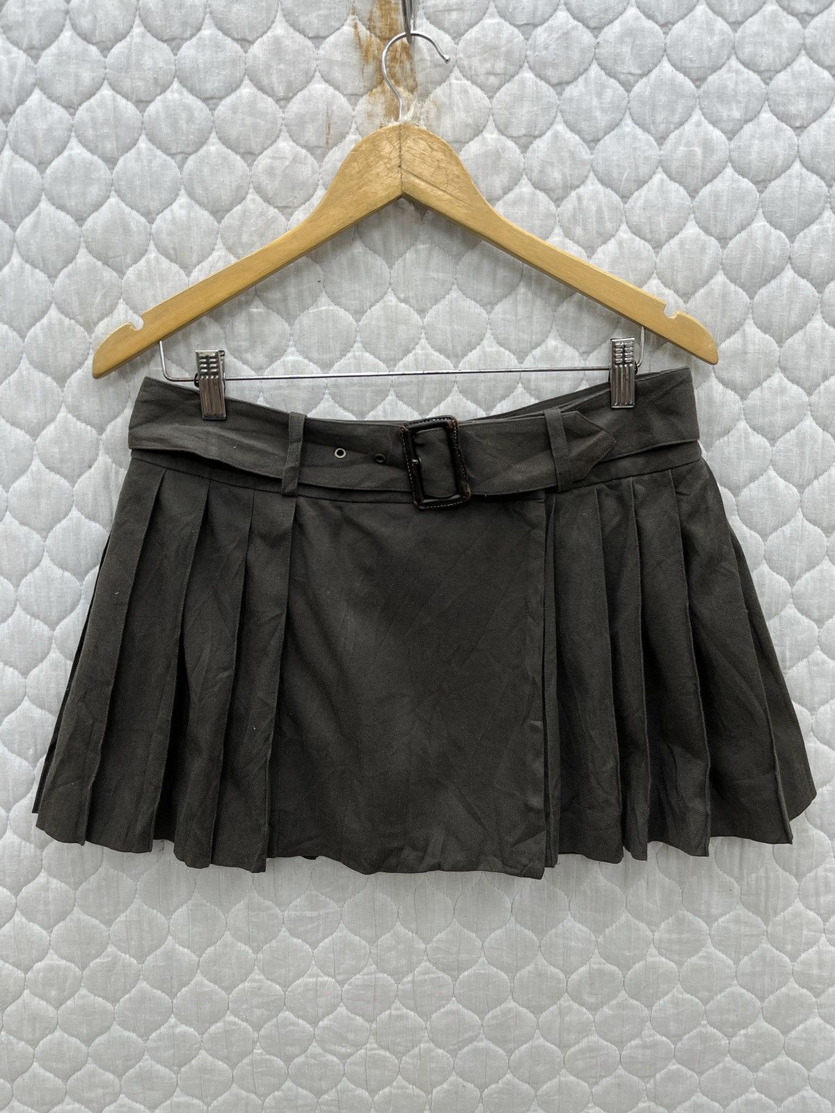 Katharine Hamnett London 🔥🔥🔥STEALS KATHARINE HAMNETT WRAPPED PLEATED BELT SKIRTS Size 32" / US 10 / IT 46 - 1 Thumbnail