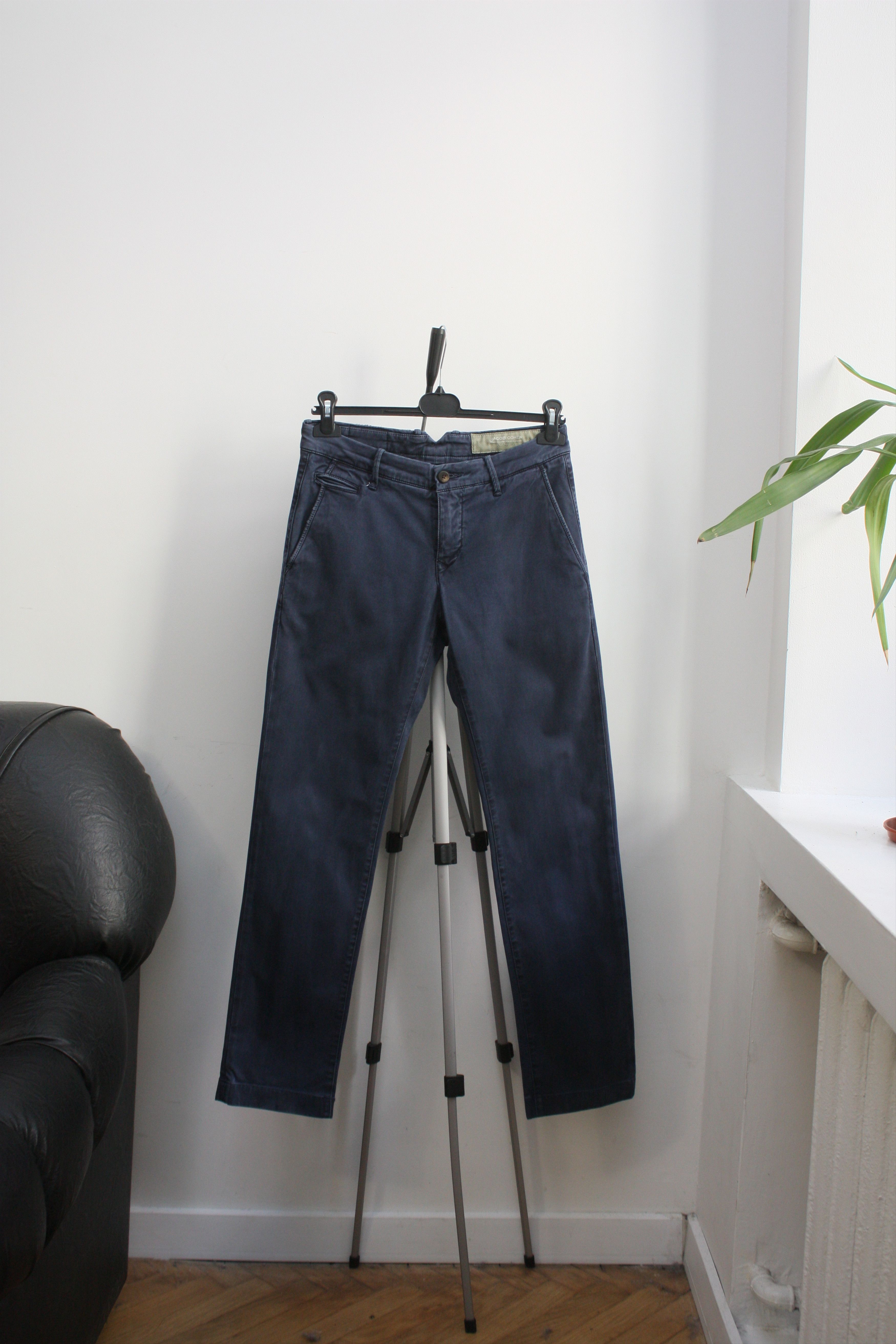 Jacob Cohen Jacob Cohen Navy Casual Pants Men's 29 Made In Italy Size US 29 - 3 Thumbnail