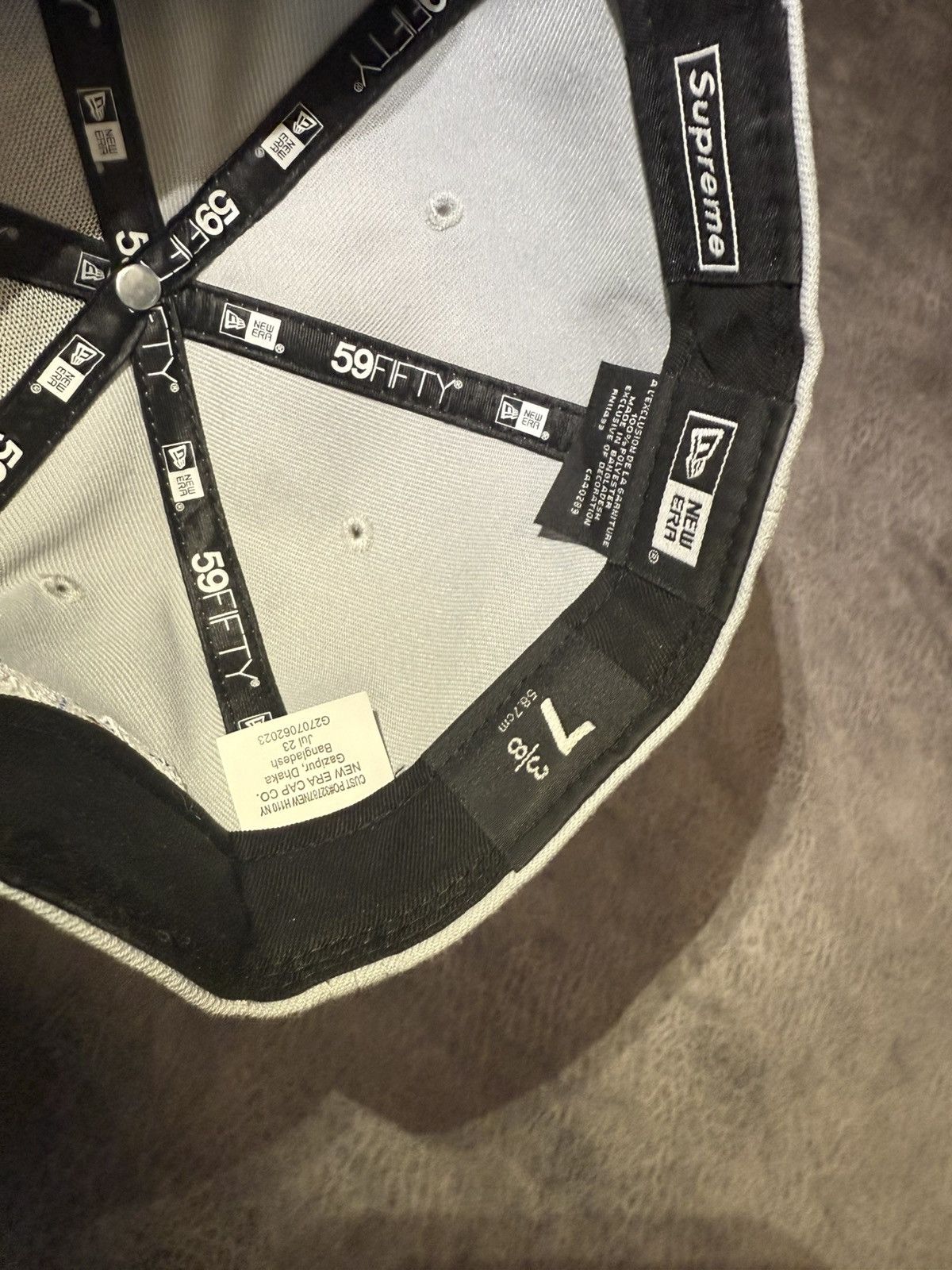 New Era × Supreme Supreme Hebrew 59fifty Size ONE SIZE - 6 Thumbnail