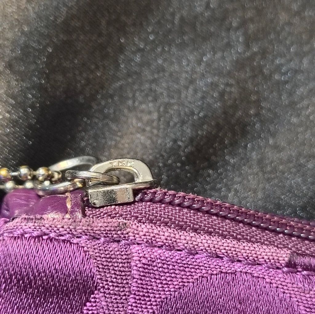 Coach Vintage Coach Turn Lock Purple Wristlet Size ONE SIZE - 4 Thumbnail