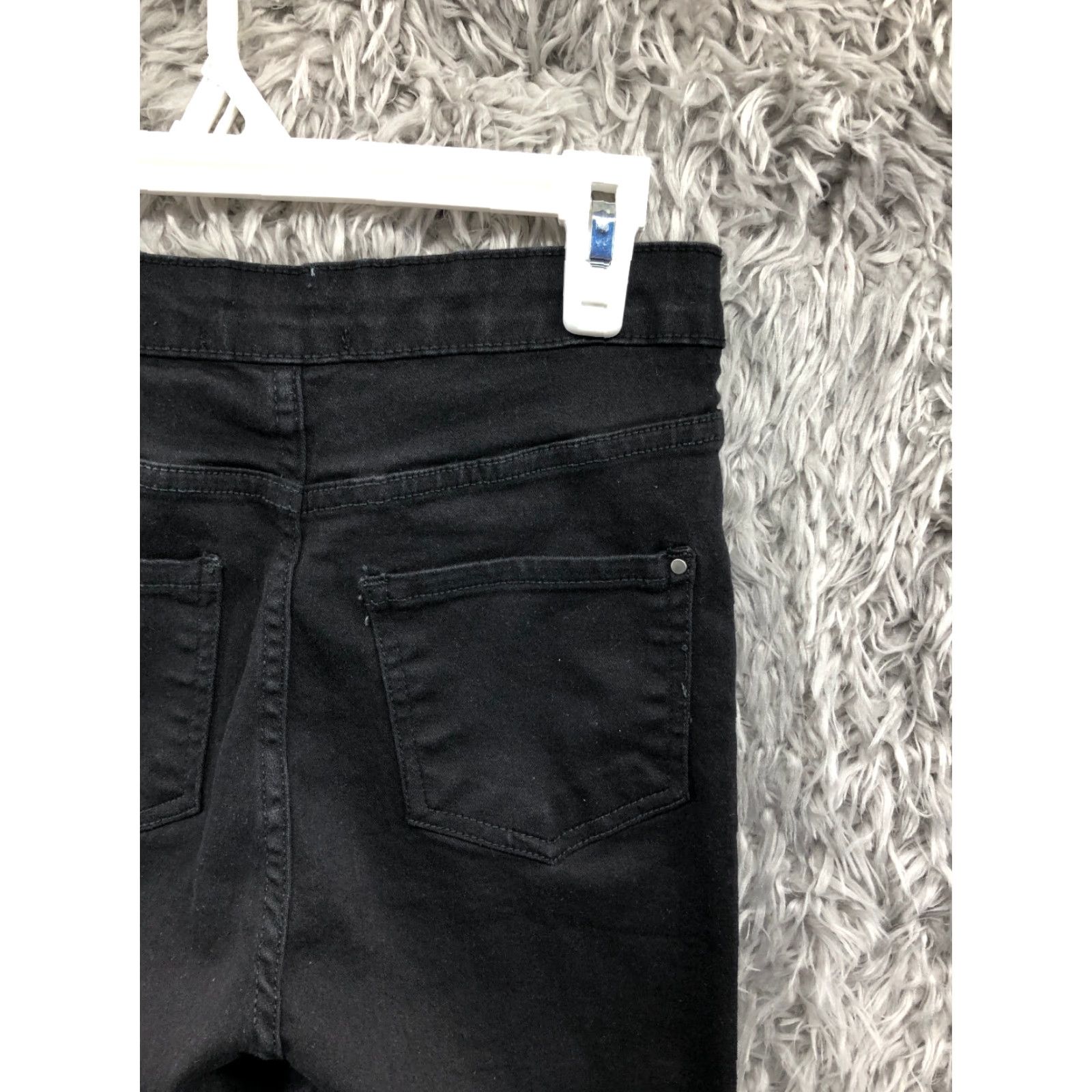Vintage NAANAA High Rise Skinny Jeans Size 4 Womens Dark Wash Black Denim Jeans Size 27" / US 4 / IT 40 - 6 Thumbnail