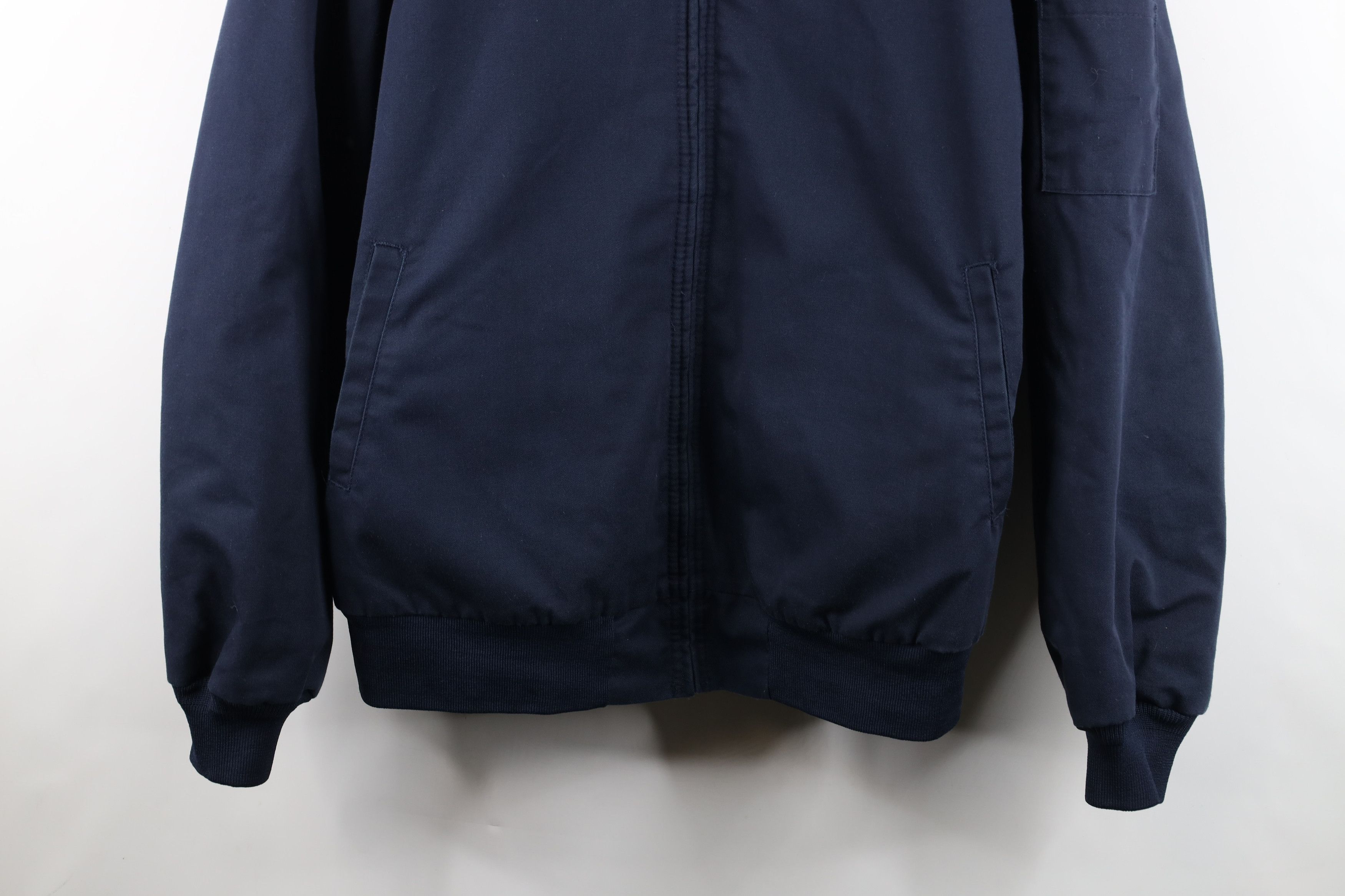 Vintage Vintage 90s Streetwear Quilted Workwear Bomber Jacket Blue Size US XXL / EU 58 / 5 - 3 Thumbnail