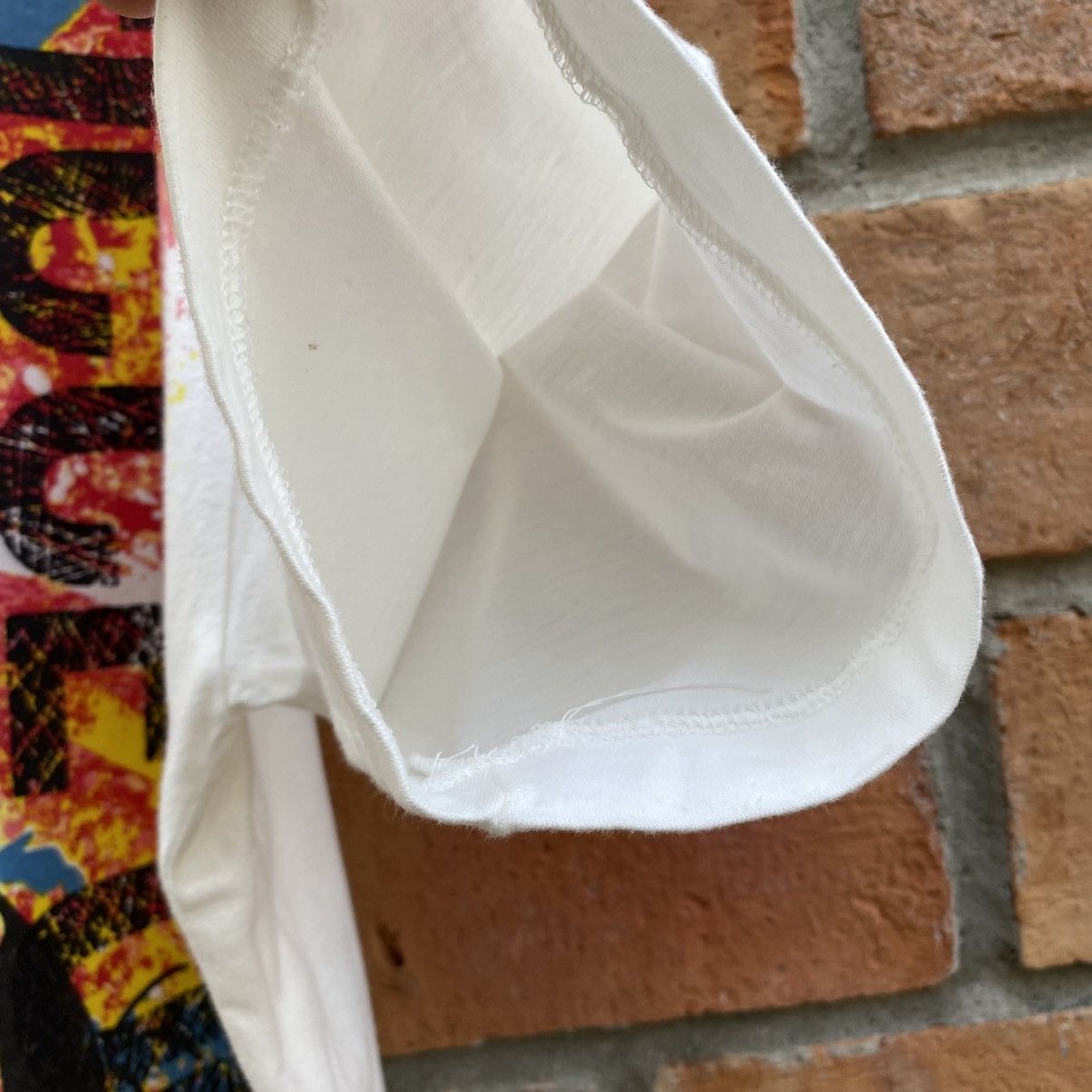 Yoshiyuki Konishi Ficce White Tee with Color Splash Print Size US M / EU 48-50 / 2 - 9 Thumbnail