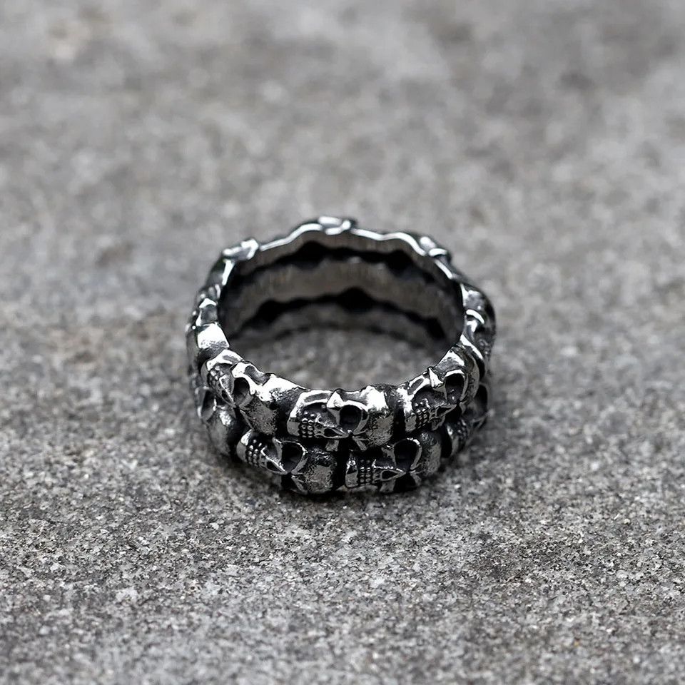 Japanese Brand × Vintage Unique skull ring Size ONE SIZE - 4 Thumbnail