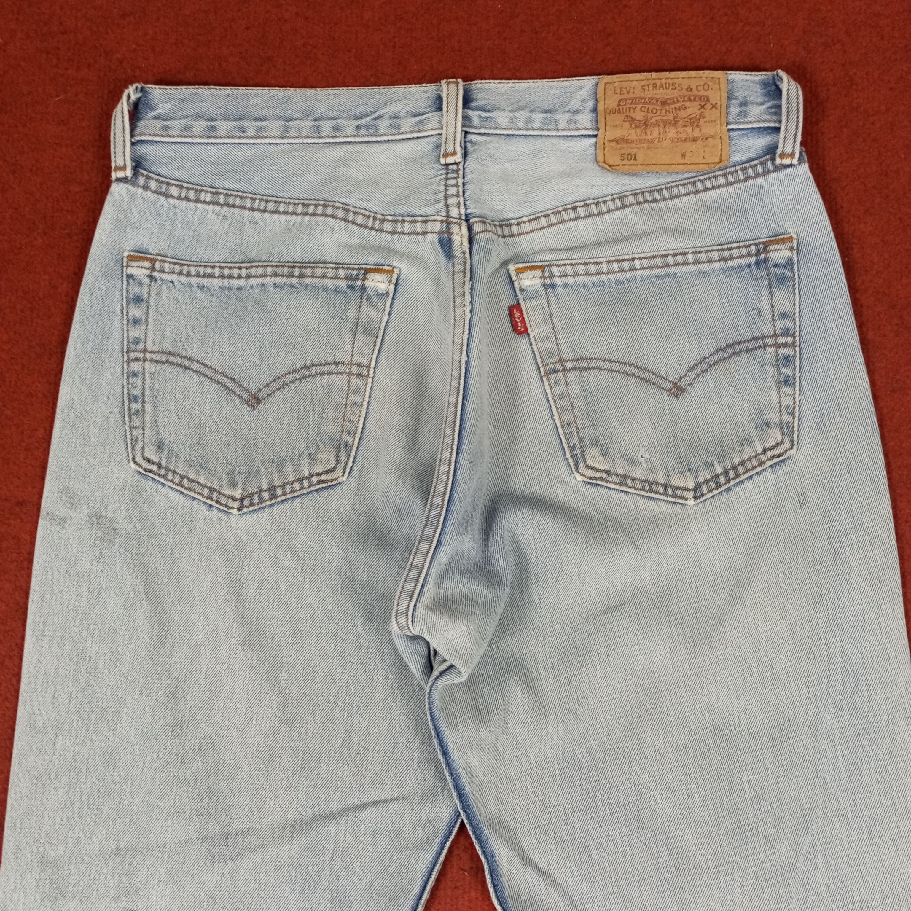 Levi's × Vintage Levis 501 Fashion Streetwear Style Distressed Jeans Size US 30 / EU 46 - 5 Thumbnail
