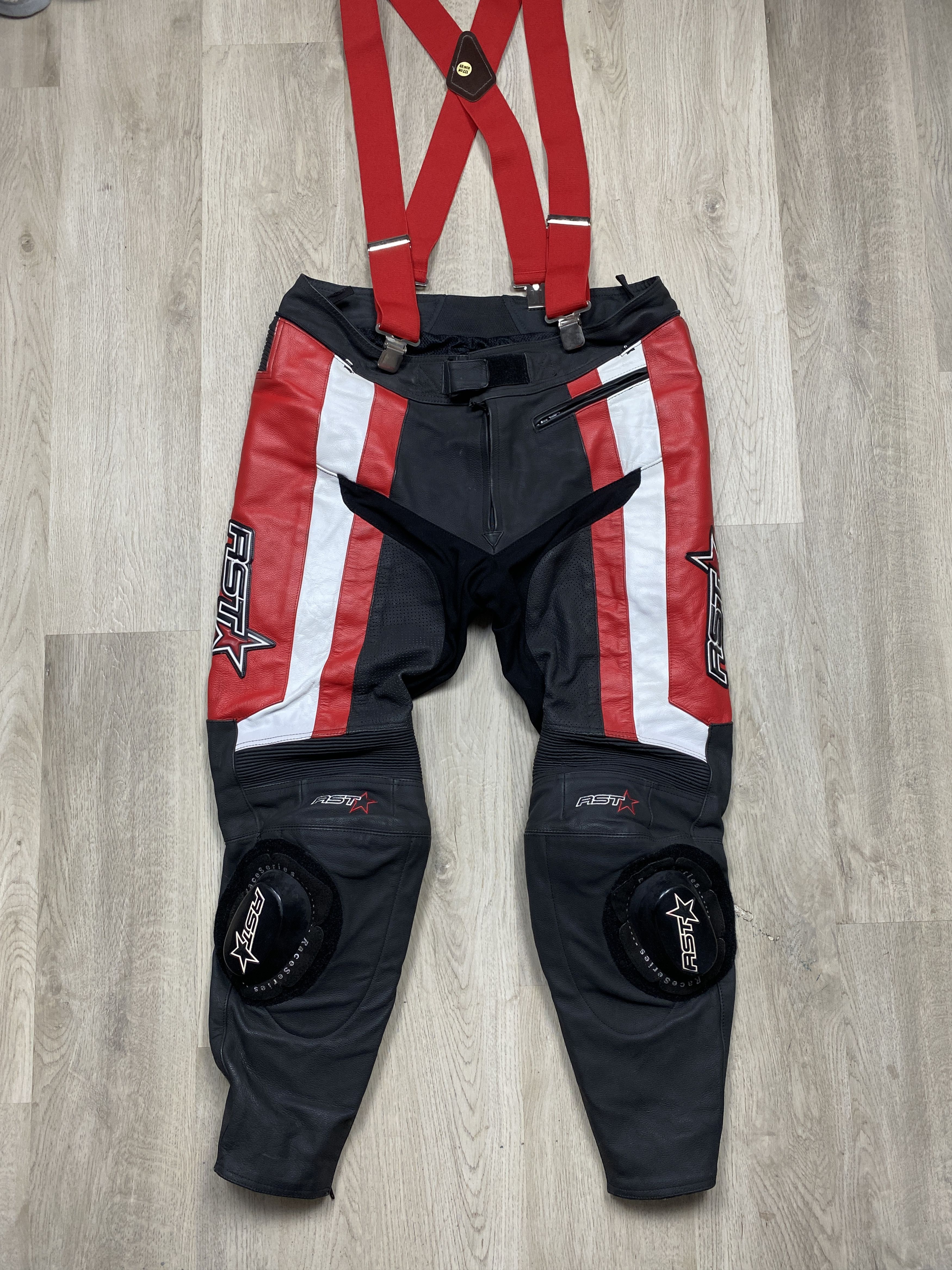 Genuine Leather RST Moto Leather Jacket + Pants Racing Suit Overall Size US M / EU 48-50 / 2 - 16 Thumbnail