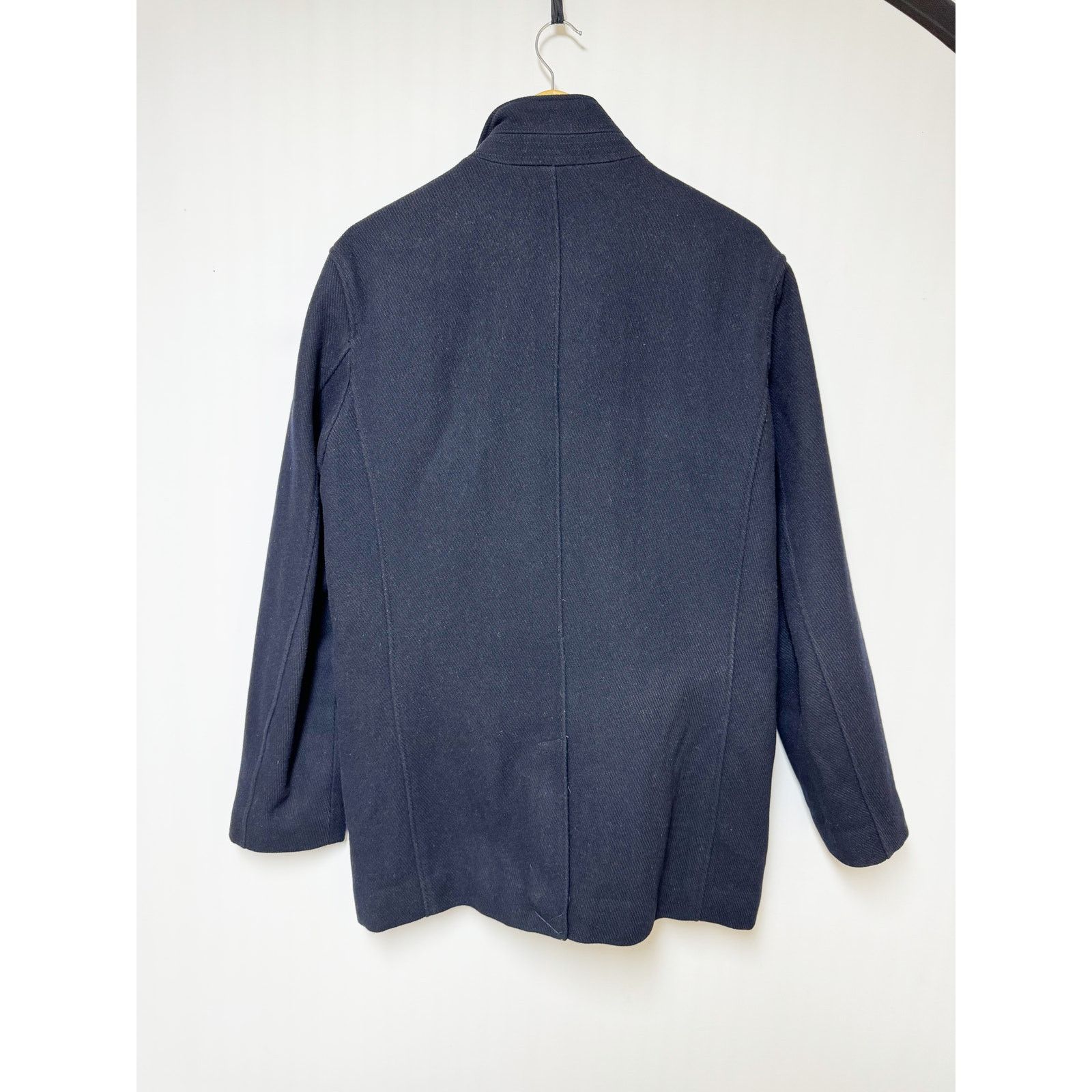 Cole Haan Cole Haan Walking Coat Wool Removable Bib Quilted Navy Blue Size US M / EU 48-50 / 2 - 10 Thumbnail