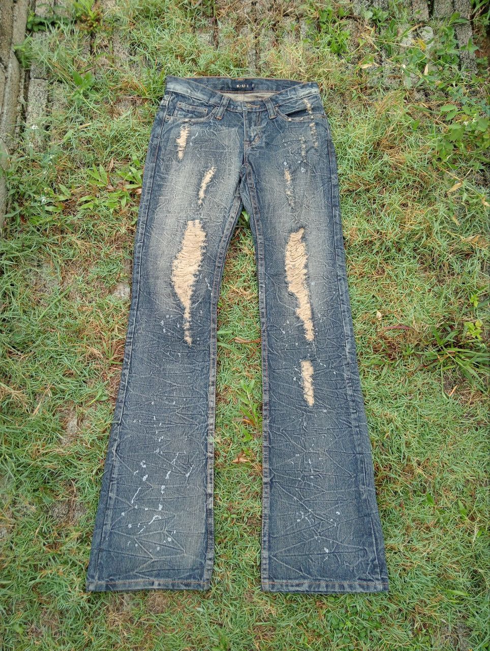 Vintage K.U.I Distressed Look Jeans