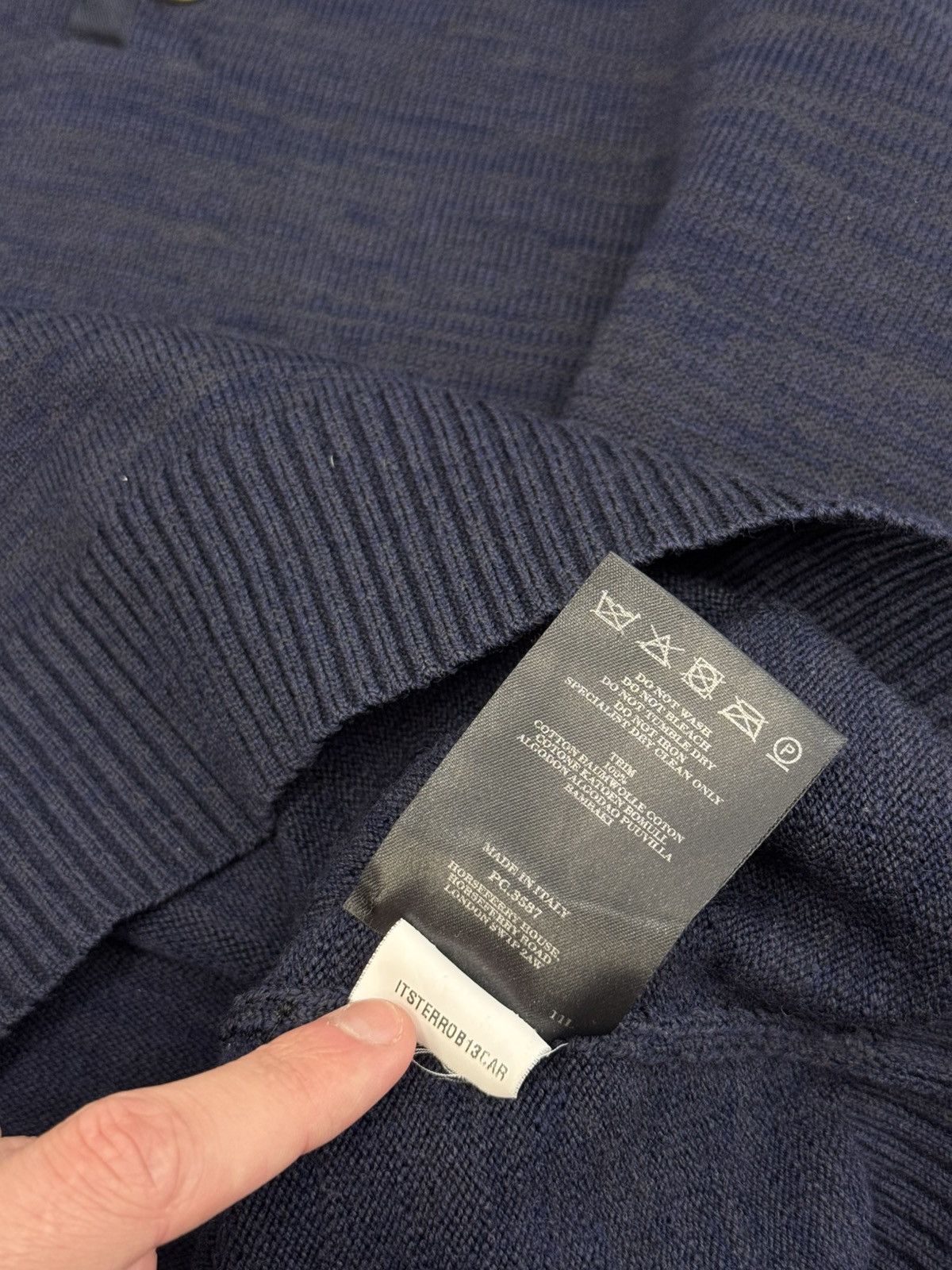 Burberry Prorsum Burberry Prorsum Wool Fall 2010 Button Turtleneck Sweater Size US L / EU 52-54 / 3 - 13 Thumbnail