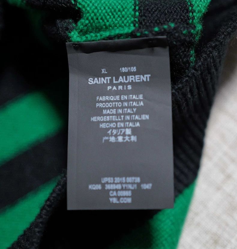 Saint Laurent Paris Saint Laurent Striped Cashmere Sweater- Size US XL / EU 56 / 4 - 4 Thumbnail