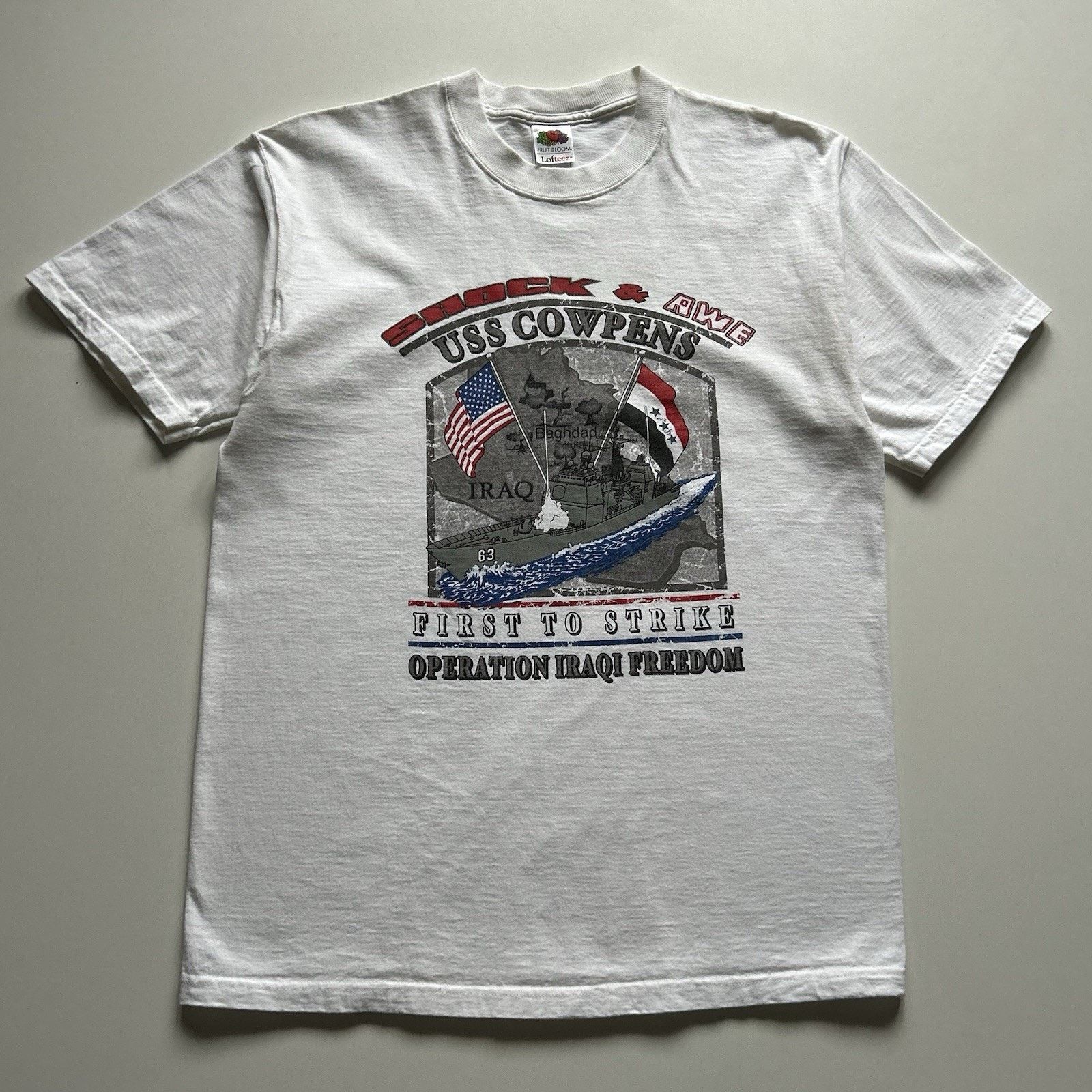Fruit Of The Loom × Vintage Vintage Operation Iraqi Freedom T Shirt Large USA Iraq War Size US L / EU 52-54 / 3 - 1 Thumbnail