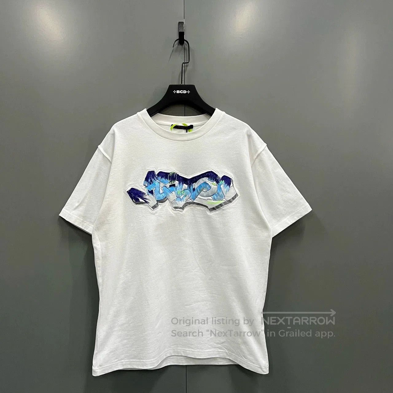 louis vuitton embroidered short sleeve shirt.