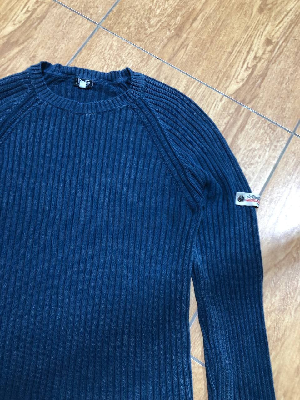 Dolce & Gabbana Dolce & Gabbana Vintage Blue Men's Sweater Size US XL / EU 56 / 4 - 19 Thumbnail