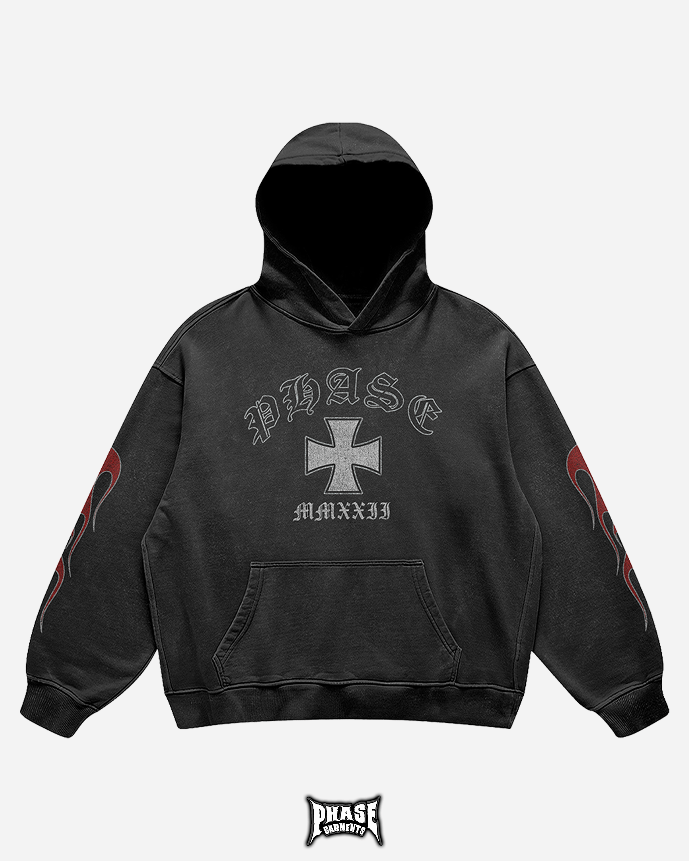 Red Flamme Pullover Sweatshirt Size 2X-Large