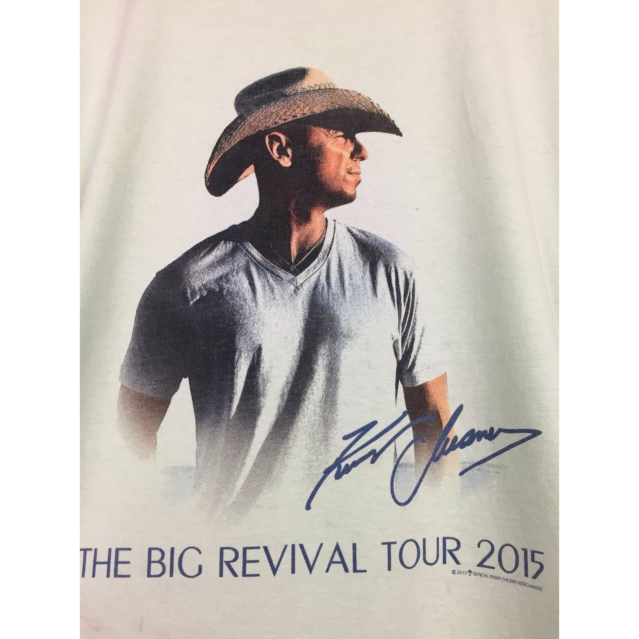 Band Tees × Comfort Colors Vtg Kenny Chesney The Big Revival Tour 2015 Tee Size XL Size US XL / EU 56 / 4 - 4 Thumbnail