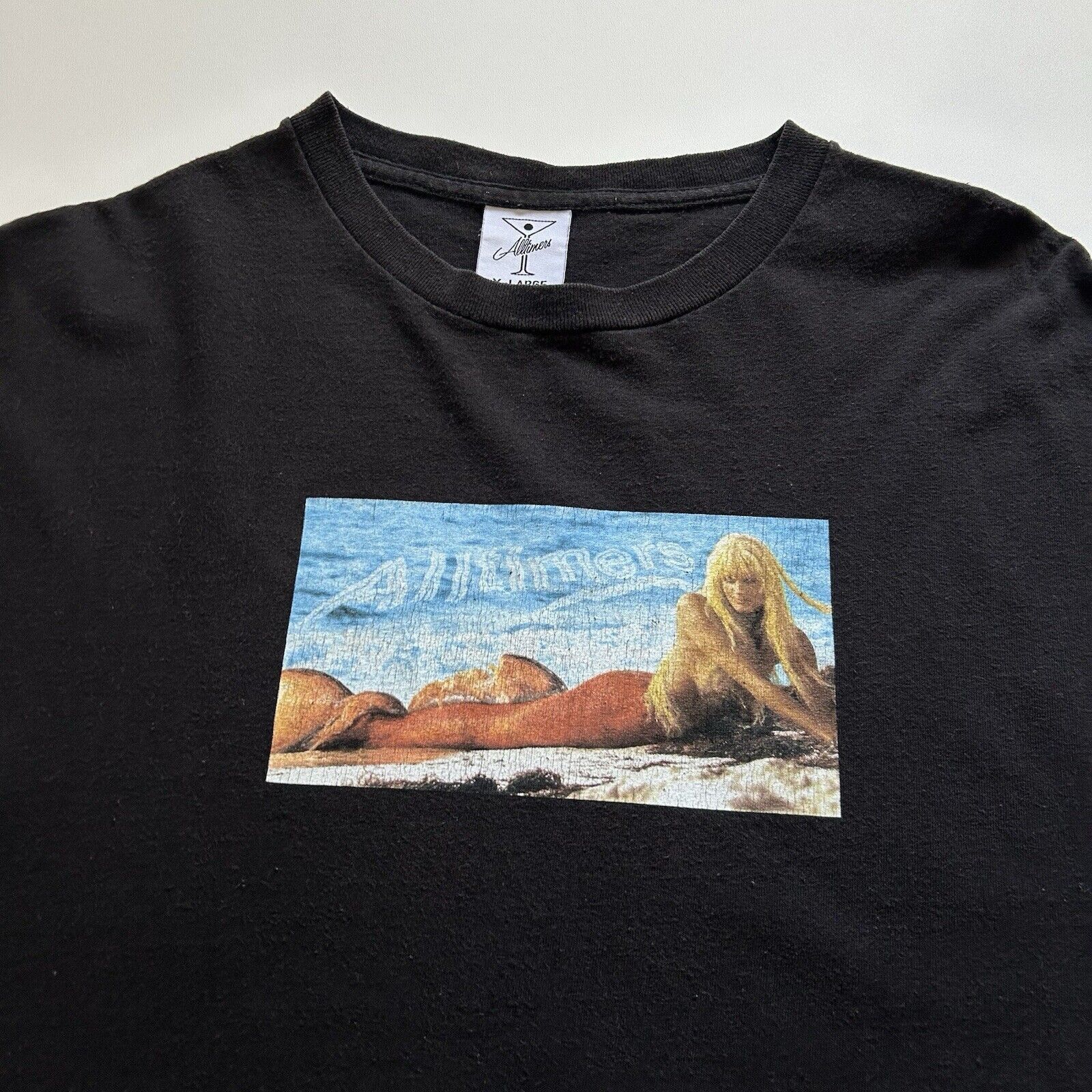 Alltimers Alltimers Skateboarding Mermaid T Shirt XL Faded Black Rare Size US XL / EU 56 / 4 - 2 Thumbnail