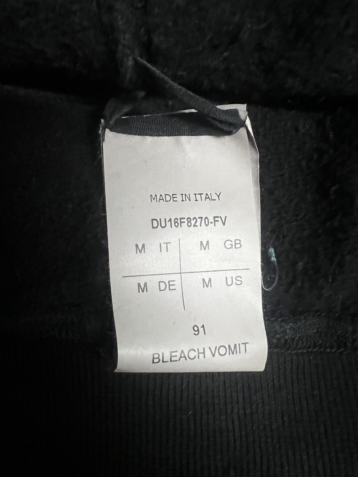 Rick Owens Drkshdw Rick Owens FW16 Bleach Vomit Sweatshirt Sz m Size US M / EU 48-50 / 2 - 4 Thumbnail