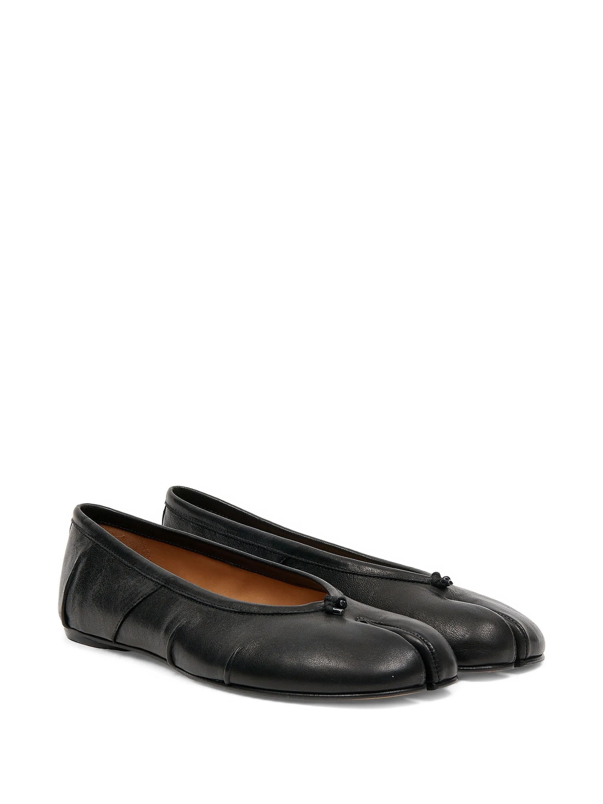 Maison Margiela o1bcso1str0226 Tabi Ballerina Flats in Black Size US 10 / IT 40 - 2 Thumbnail