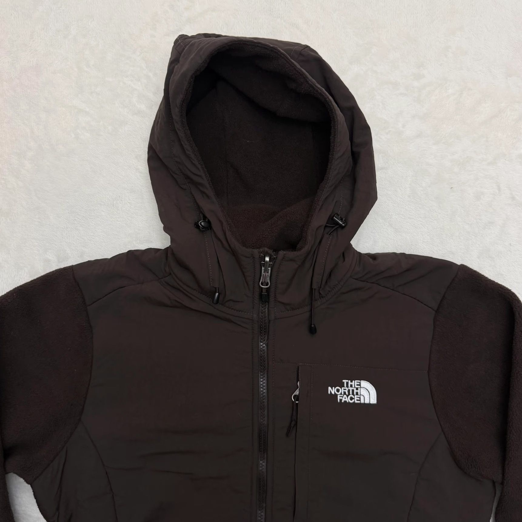 The North Face The North Face Jacket Womens Medium Brown Polartec Fleece Hooded Full Zip Warm Size M / US 6-8 / IT 42-44 - 2 Thumbnail