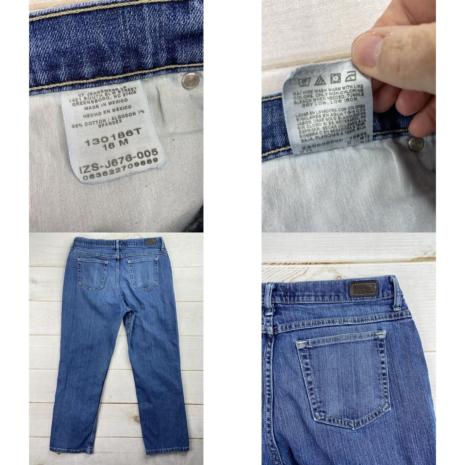 Vintage Riders by Lee Jeans Shirt, Hat, etc. Size 38" / US 16 / IT 52 - 8 Thumbnail