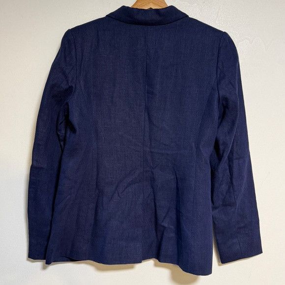 Joie Joie Navy Linen Blend Blazer Size 4 Size S / US 4 / IT 40 - 6 Thumbnail