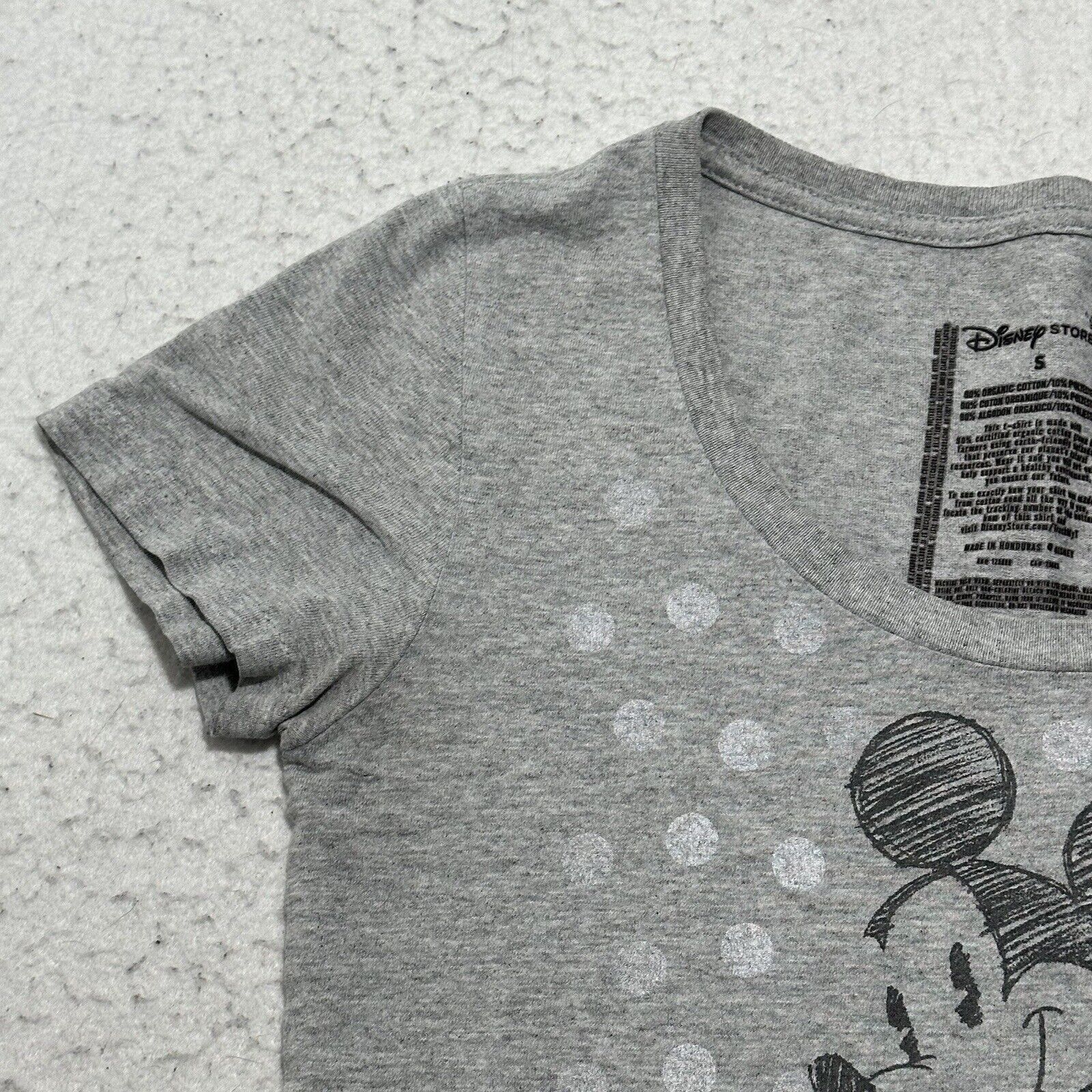 Disney Disney Small Mickey Minnie Mouse Gray Graphic T Shirt Size S / US 4 / IT 40 - 7 Thumbnail