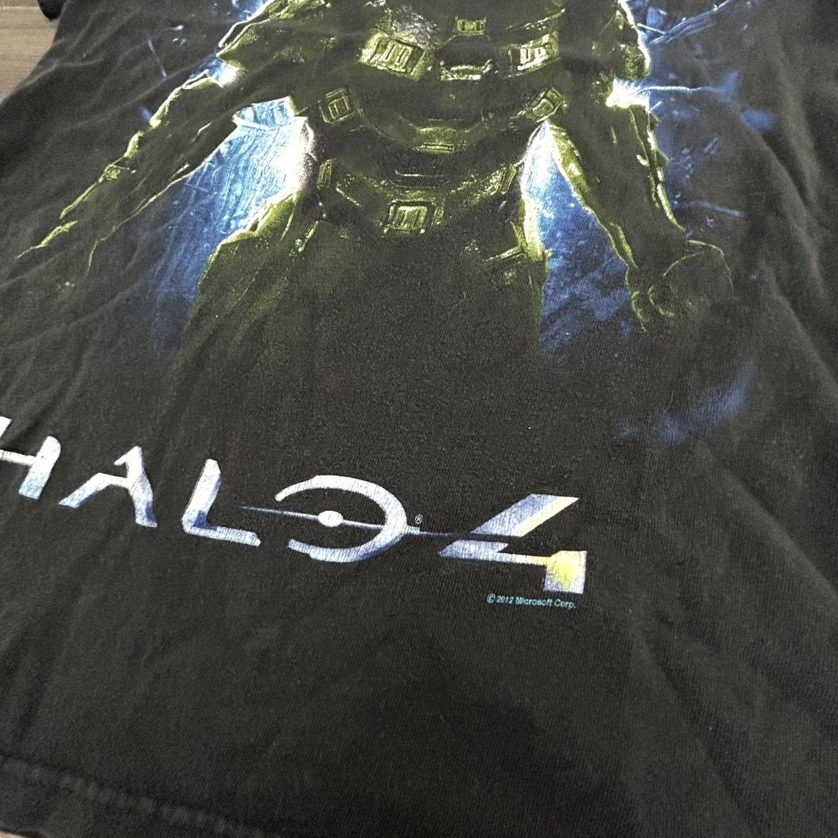 Halo VINTAGE Halo 4 Shirt Mens Small Black 2012 Master Chief Graphic Tee Gamer Xbox Size US S / EU 44-46 / 1 - 2 Thumbnail