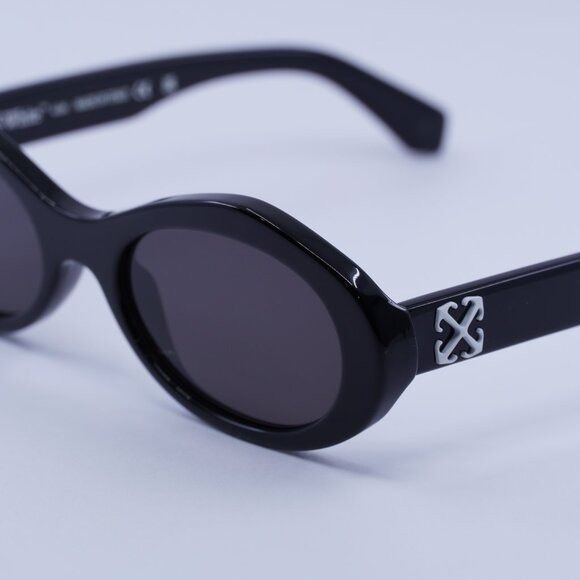Off-White 🕶️New Off-White OERI13G EDISON 1007 Sunglasses - Black Size ONE SIZE - 5 Thumbnail
