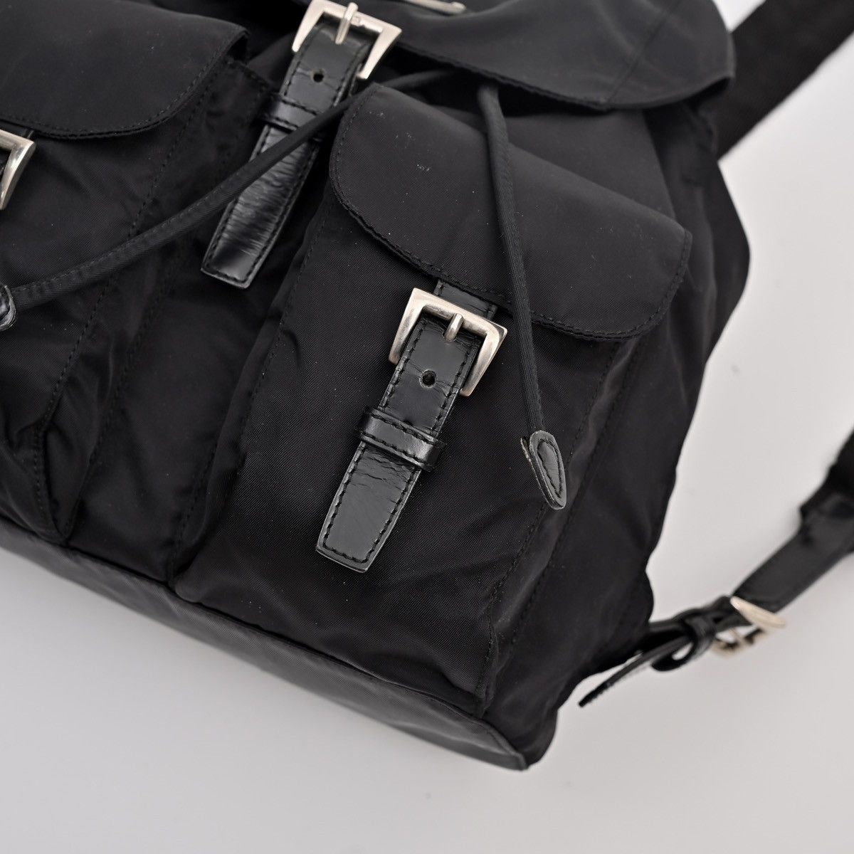 Prada Prada Small Re-Nylon Black Backpack Size ONE SIZE - 20 Thumbnail