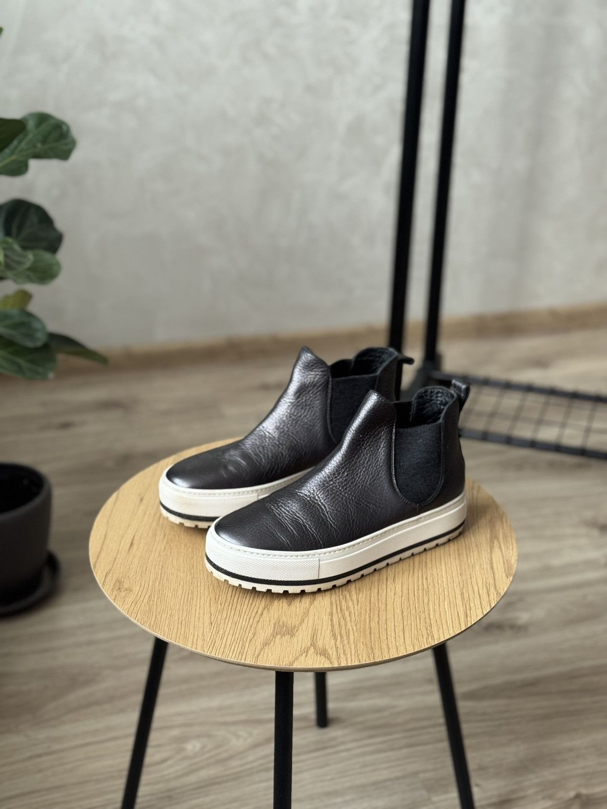 Brunello Cucinelli Leather Boots Sneakers