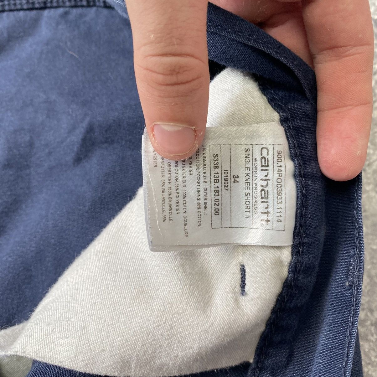 Carhartt Wip Vintage Carhartt Wip patch logo single knee y2k shorts Size US 34 / EU 50 - 11 Thumbnail