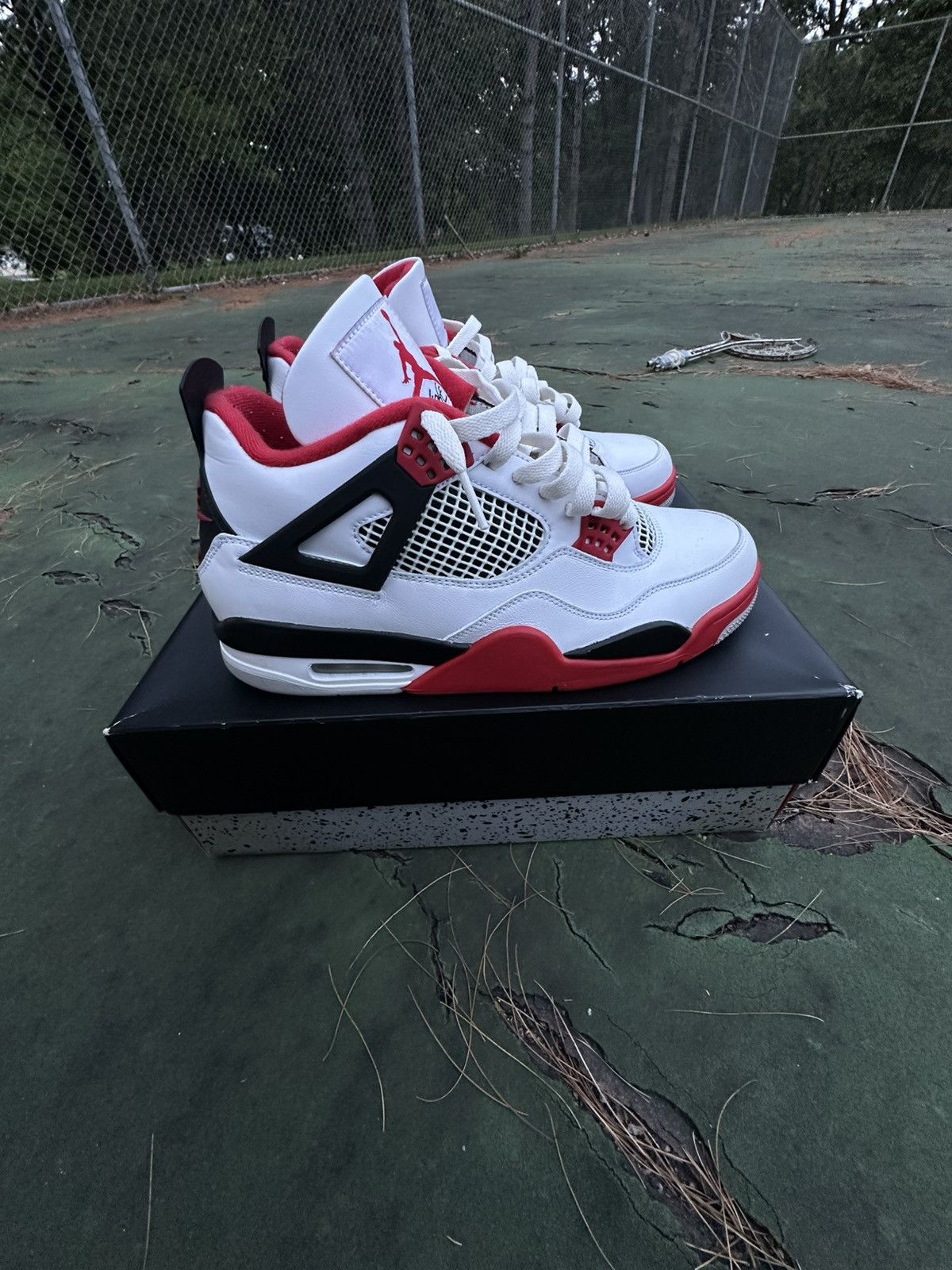 Jordan Brand × Other Air Jordan 4 Retro “Fire Red 2020” Size US 10 / EU 43 - 3 Thumbnail