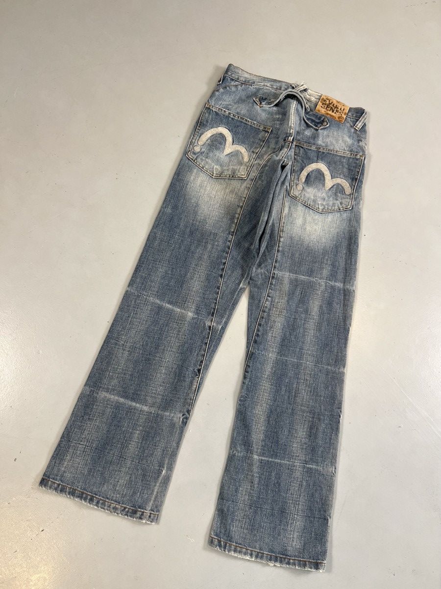 Vintage Vintage Evisu inspired buckle belt denim Size US 30 / EU 46 - 3 Thumbnail