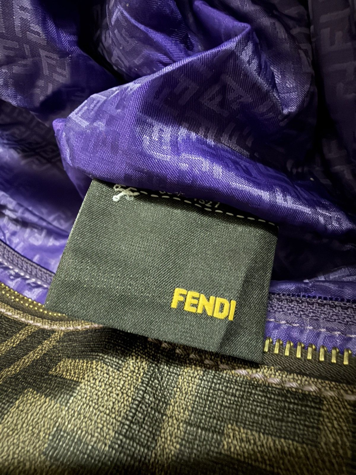 Fendi Authentic Fendi Zucca Monogram Canvas Tote Bag Size ONE SIZE - 13 Thumbnail