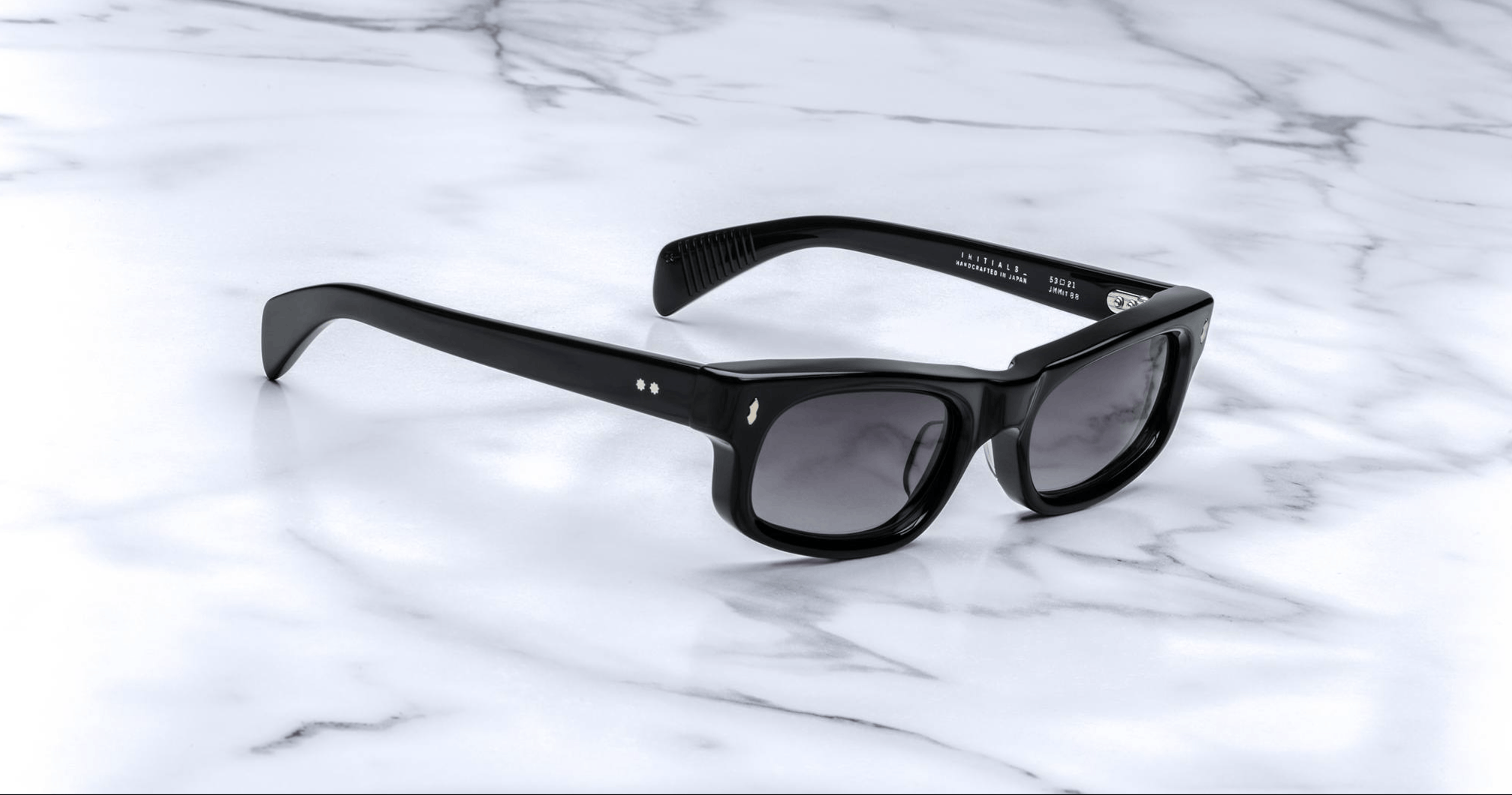 Jacques Marie Mage Jacques Marie Mages The Initials Black Sunglasses ...