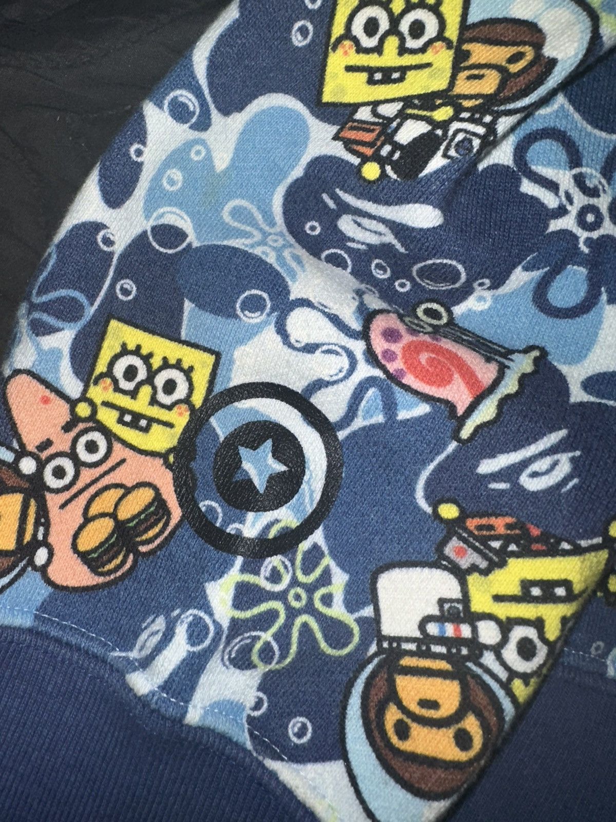 Bape Blue bape spongebob shark zip up hoodie Size US M / EU 48-50 / 2 - 3 Thumbnail