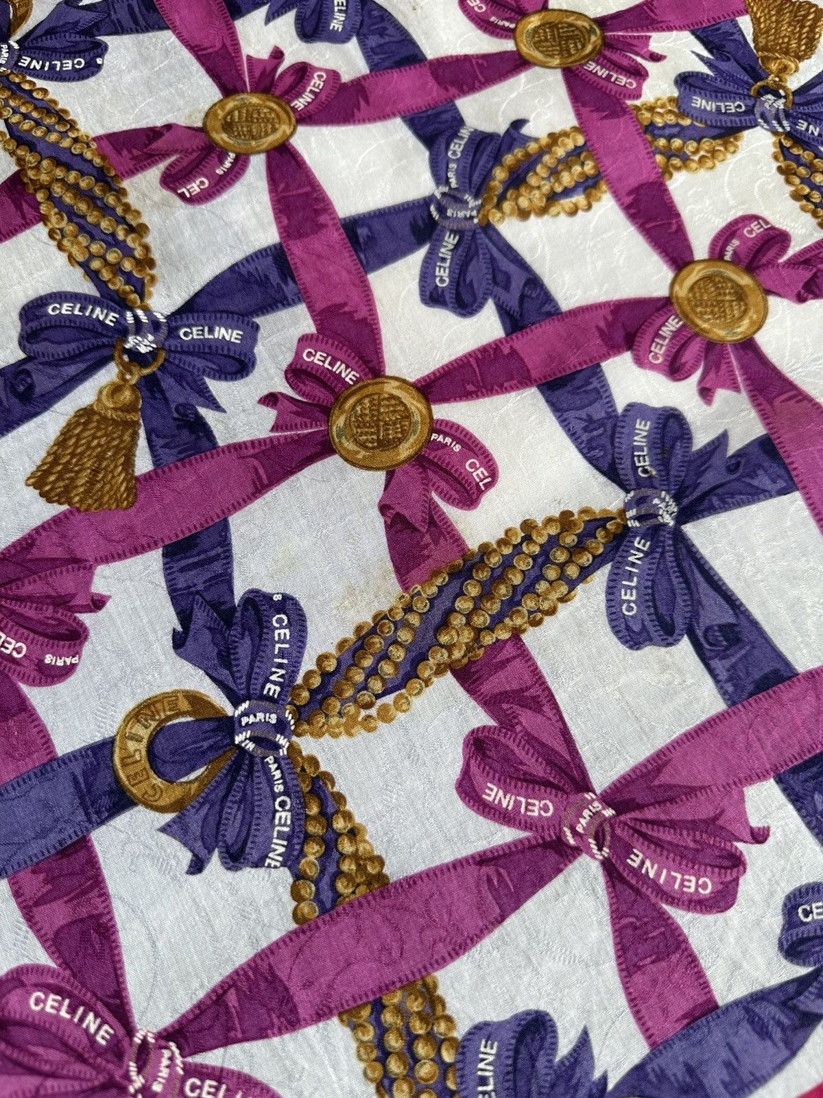 Vintage Vintage Celine Handkerchief/ Neckerchief/ Bandana Size ONE SIZE - 19 Thumbnail