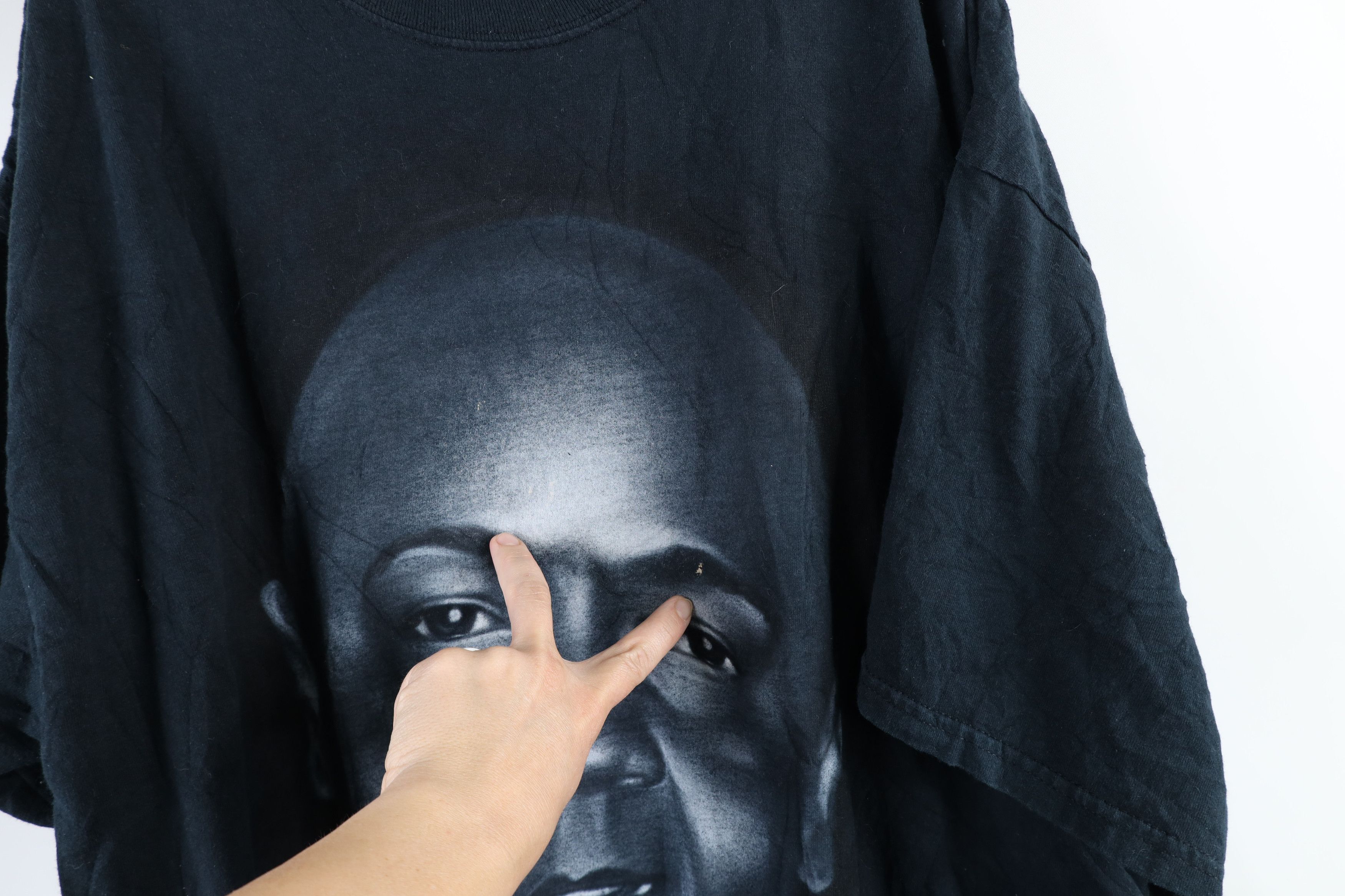 Vintage Vintage Y2K Streetwear Rap Hip Hop Air Brushed T-Shirt Black Size US XXL / EU 58 / 5 - 5 Thumbnail