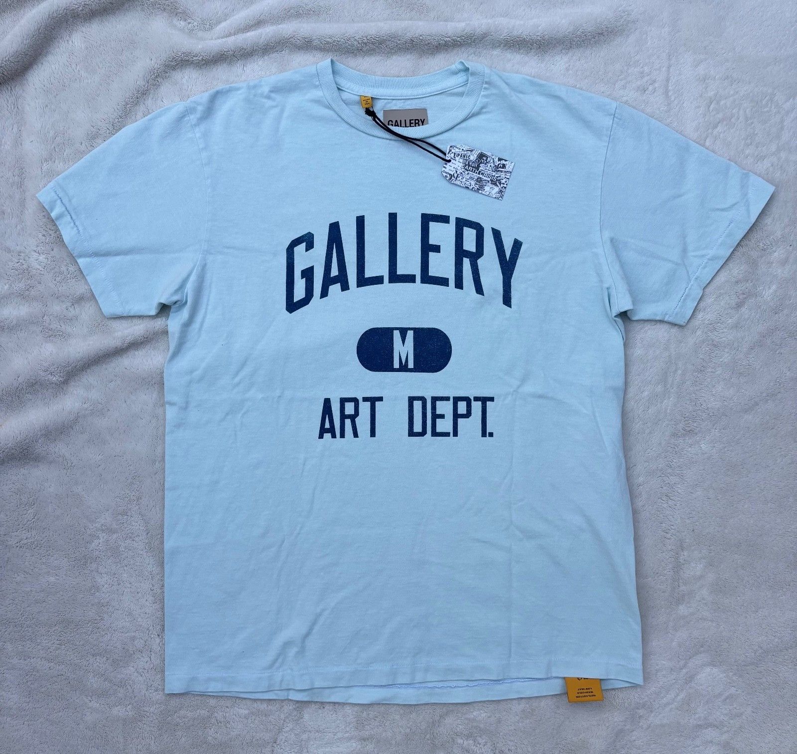 Gallery Dept. Gallery Dept Art Dept Baby Blue & Navy Department Tee - M Size US M / EU 48-50 / 2 - 1 Thumbnail