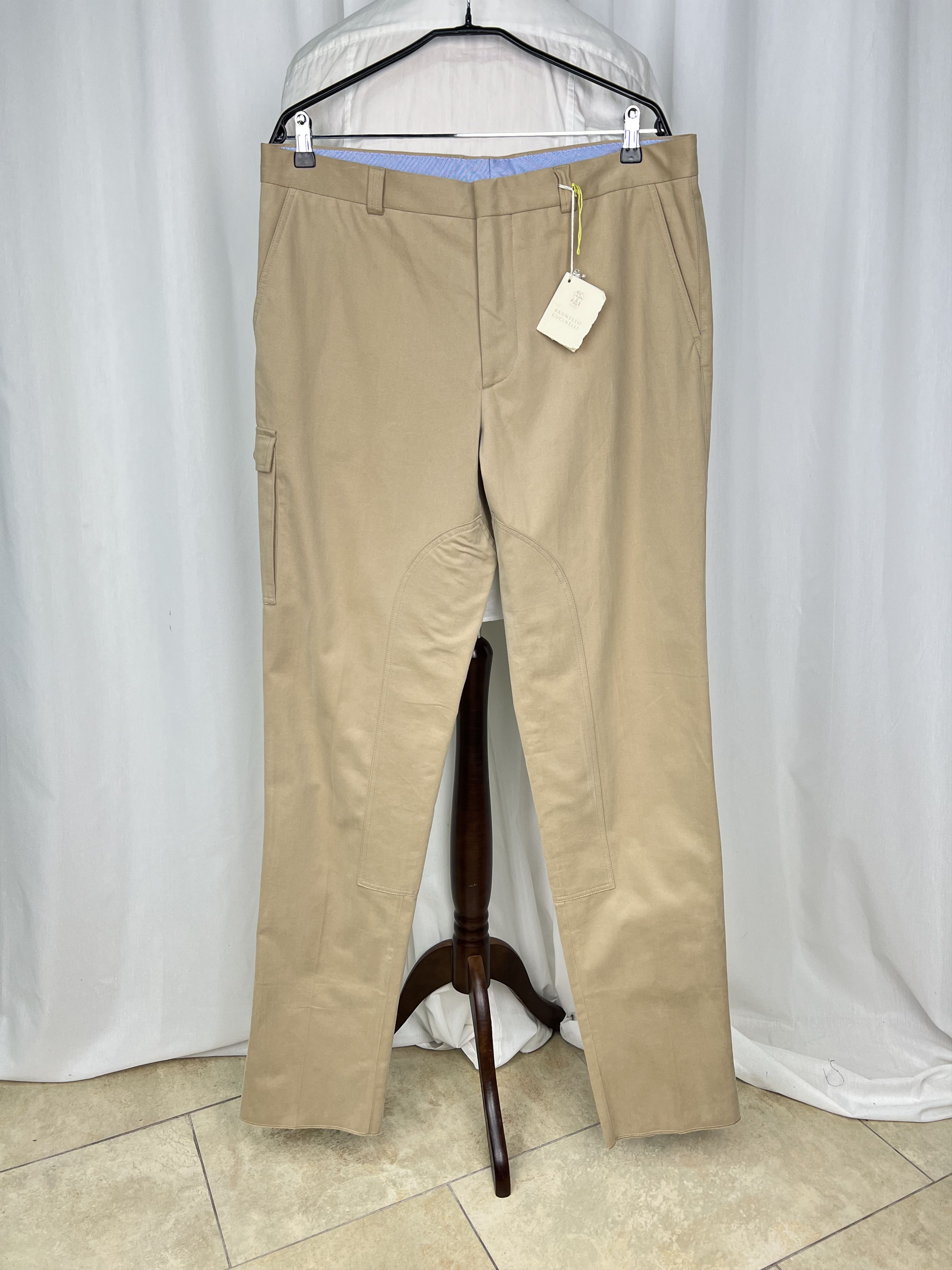 Brunello Cucinelli NWT Premium Cotton Slim Cargo Pants Size US 38 / EU 54 - 1 Thumbnail
