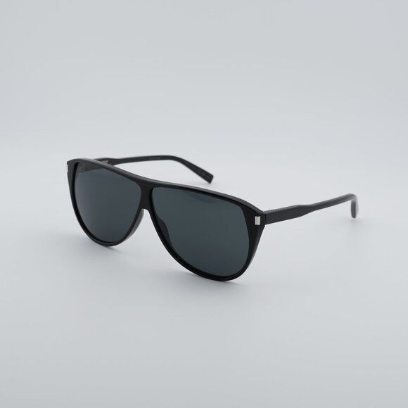 Saint Laurent Paris Saint Laurent SL731 GASPAR 002 Sunglasses Black Aviator Size ONE SIZE - 1 Thumbnail