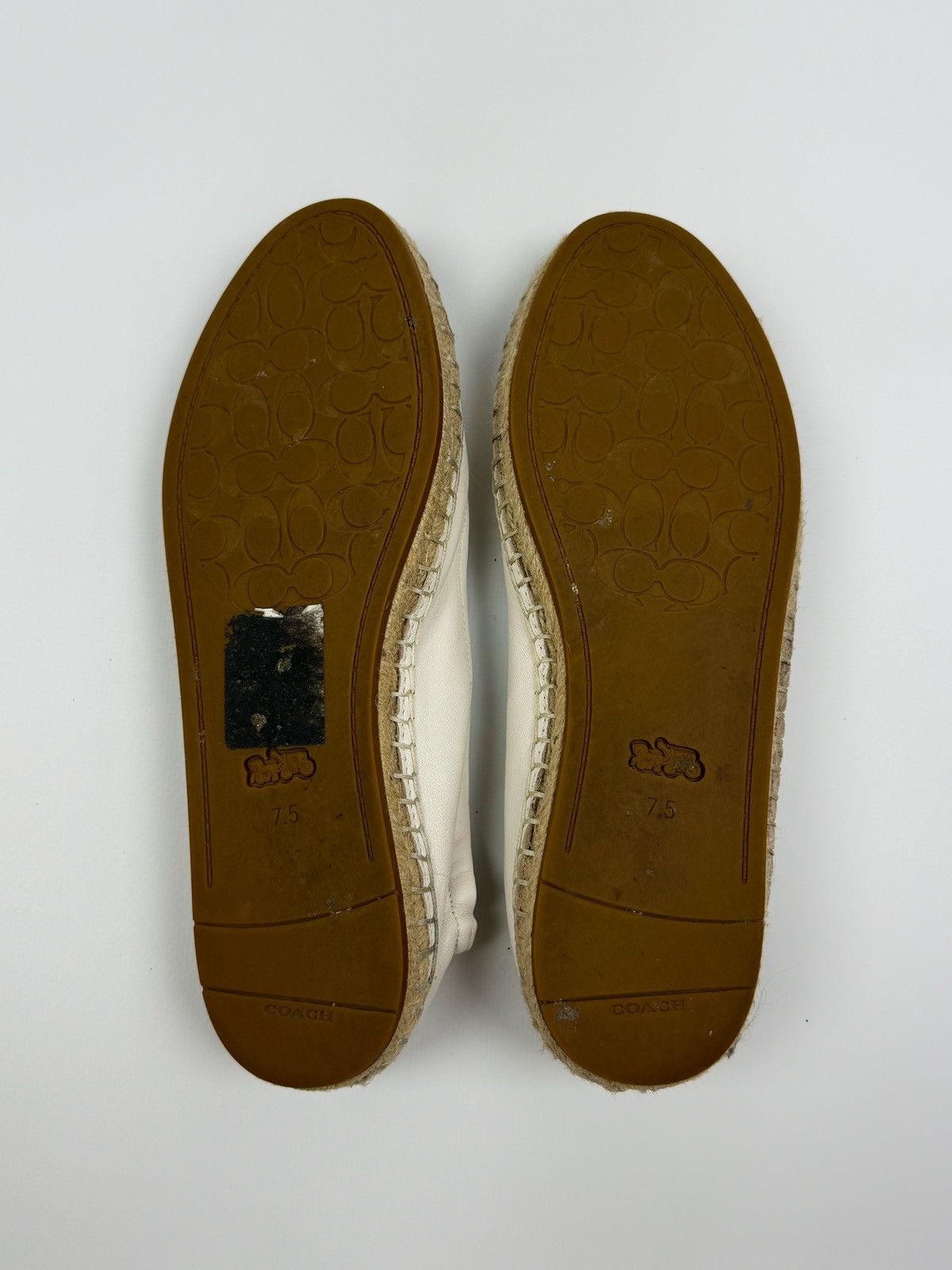 Coach Coach Leather Espadrilles Shoes Size 7.5 Size US 7.5 / IT 37.5 - 14 Thumbnail